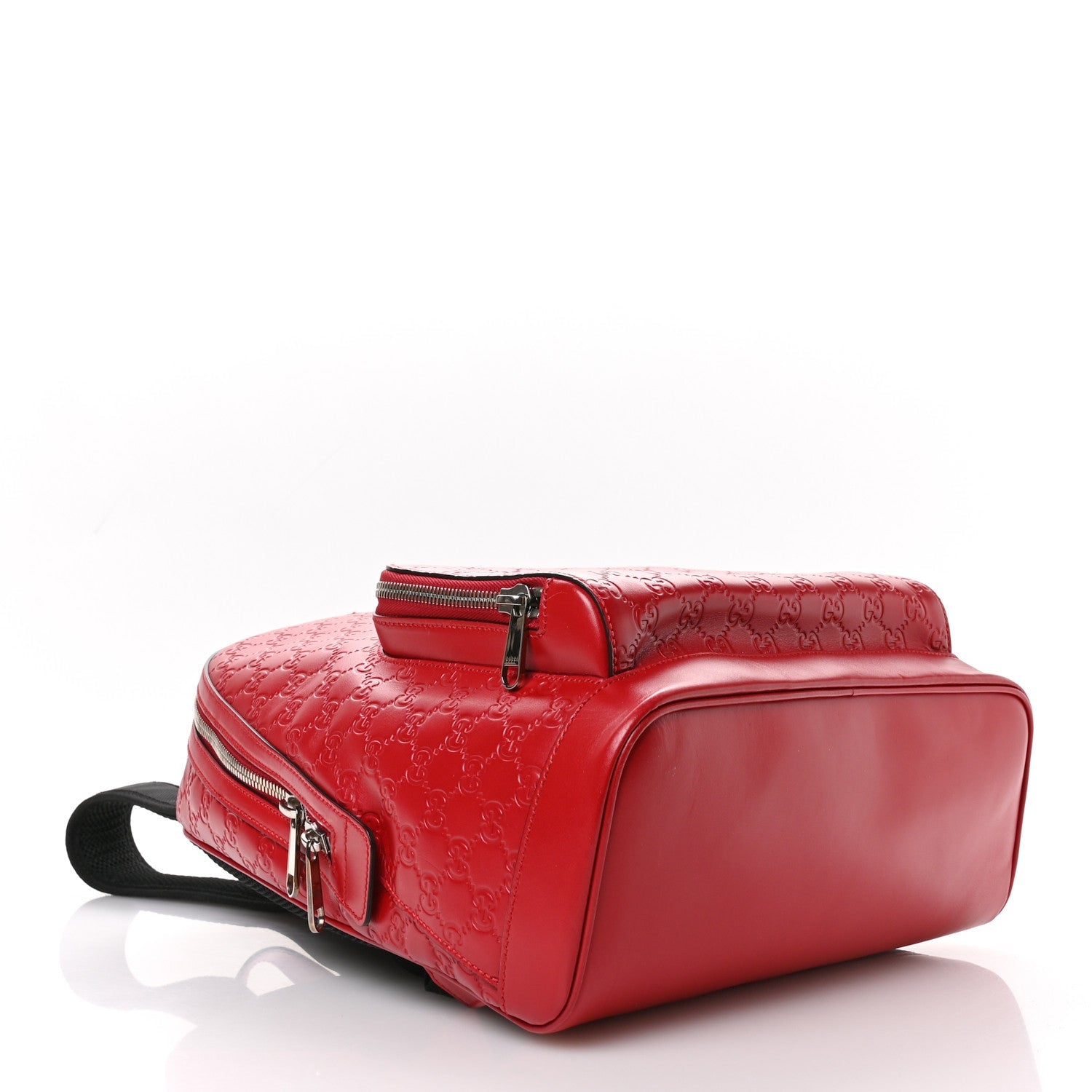 Guccissima Signature Day Backpack Hibiscus Red