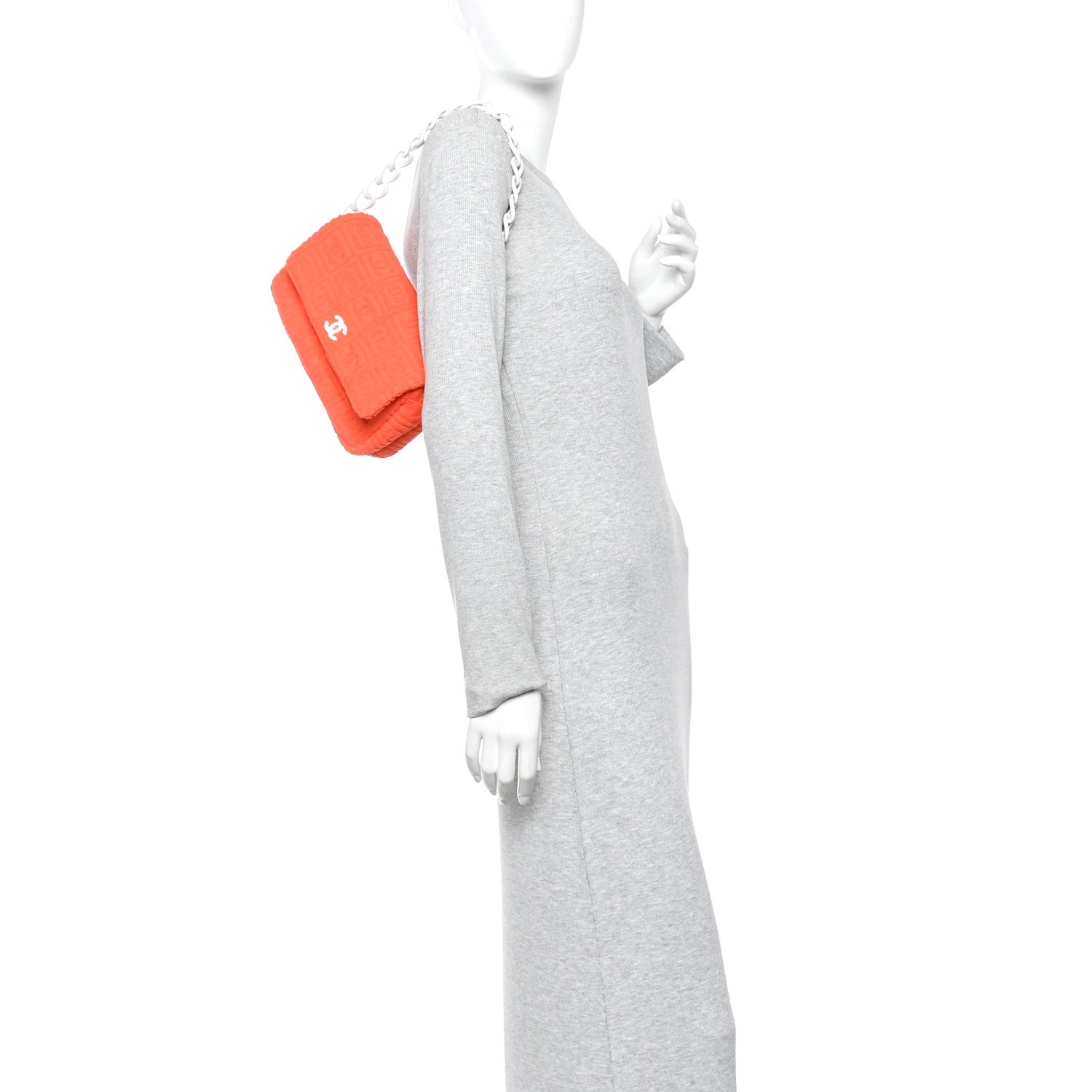 Terry Cloth CC Medium Single Flap Orange