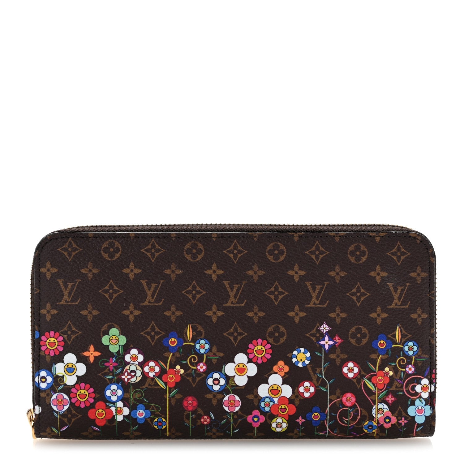 LV X TM Monogram Flowers Zippy Wallet