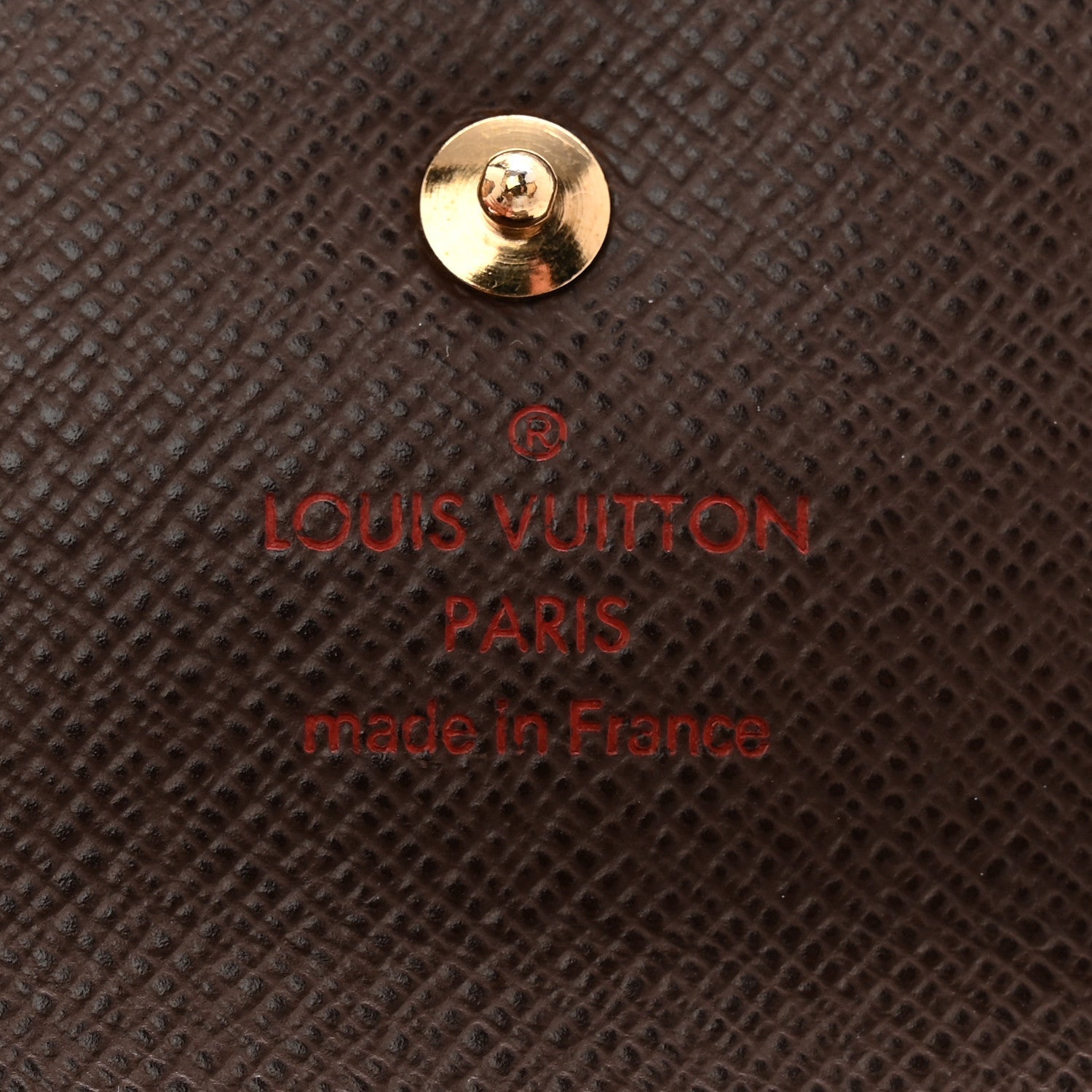 Damier Ebene Porte-Monnaie Plat Coin Purse
