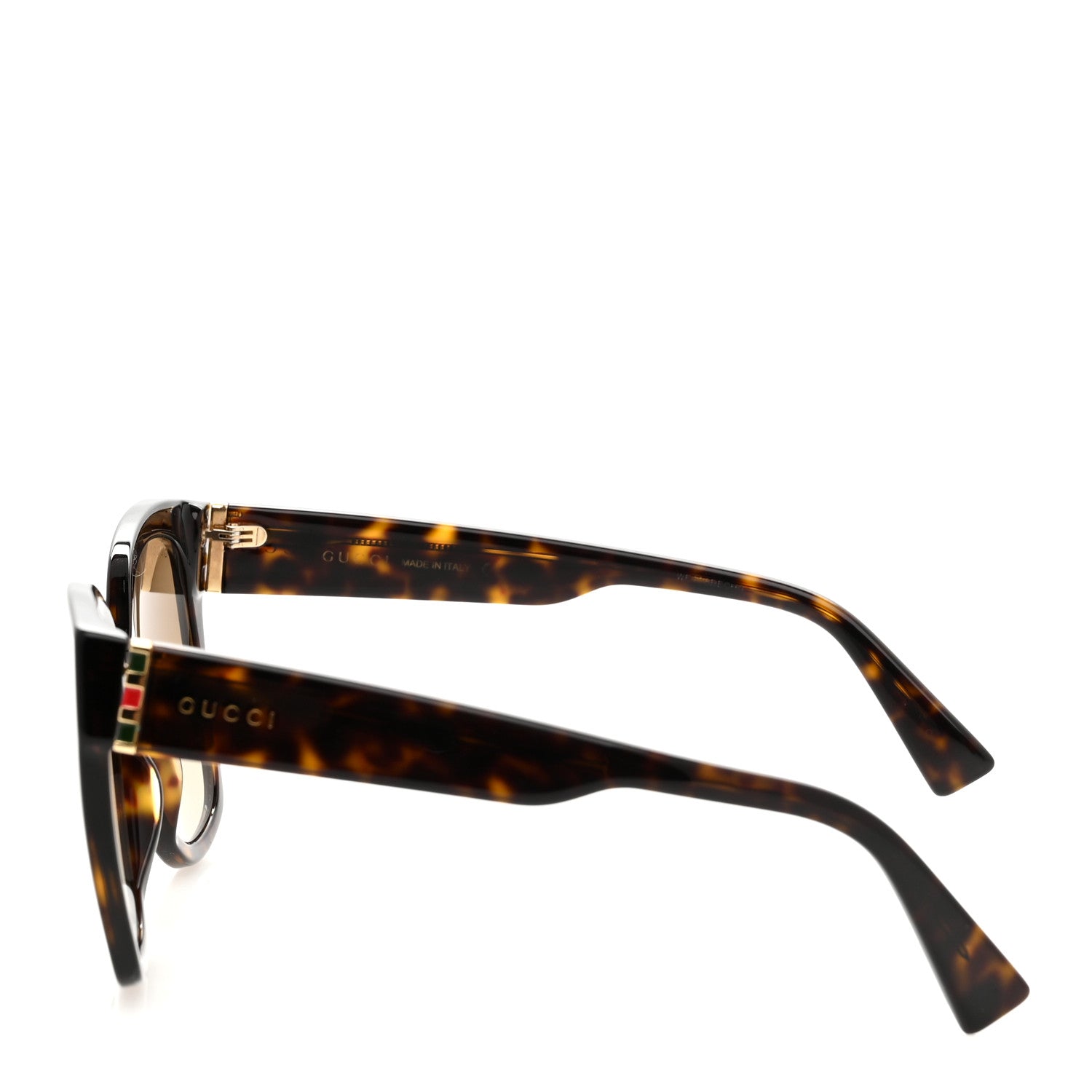 Acetate Square Frame Sunglasses GG0459S Tortoise