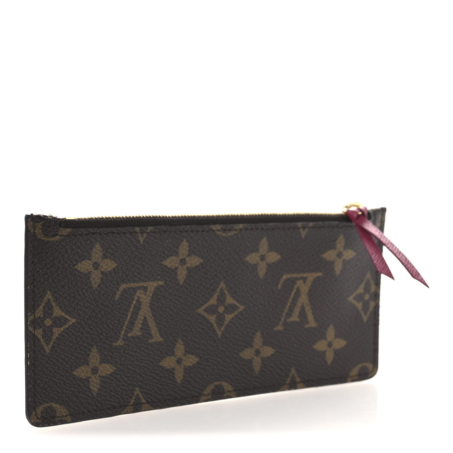 Monogram Josephine Wallet Zippered Insert Fuchsia