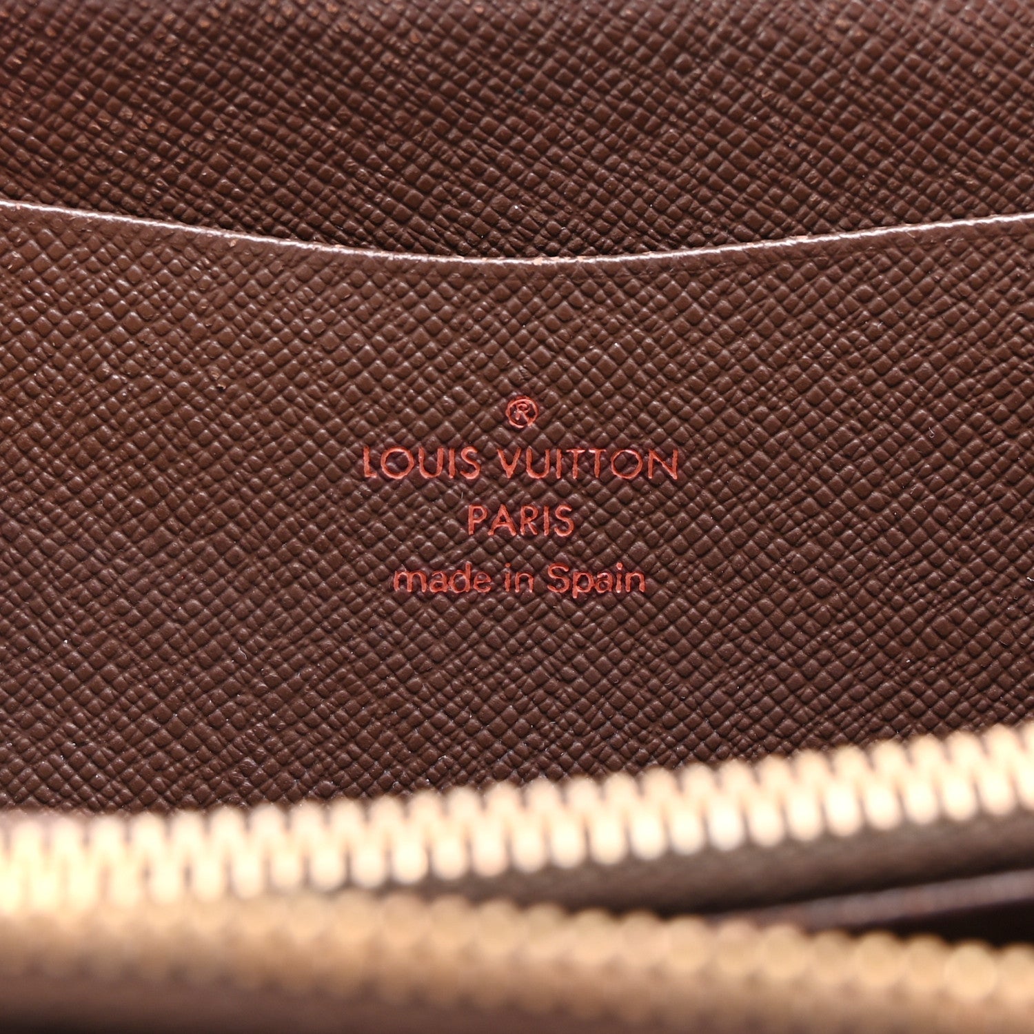 Damier Ebene Porte-Monnaie Zippe Zippy Wallet