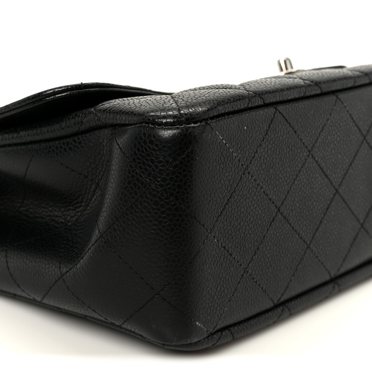 Caviar Quilted Jumbo Single Flap Black