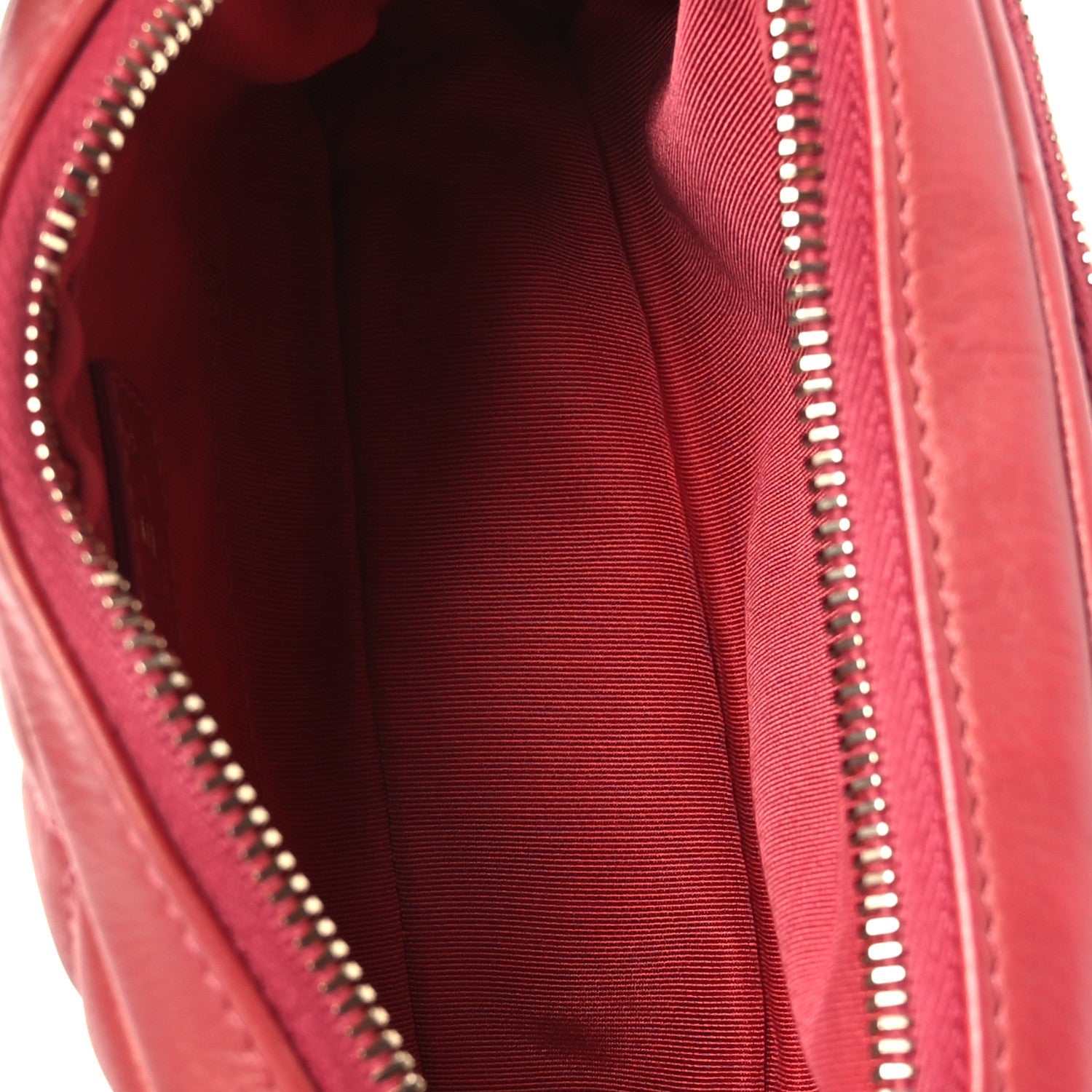 Calfskin Quilted Day Trips Camera Case Pink
