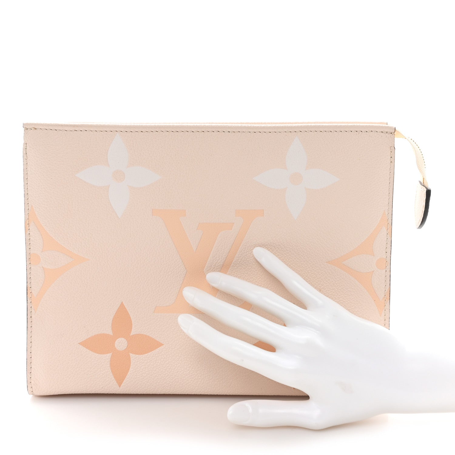 Empreinte Monogram Giant By The Pool Toiletry Pouch 26 Cream Saffron