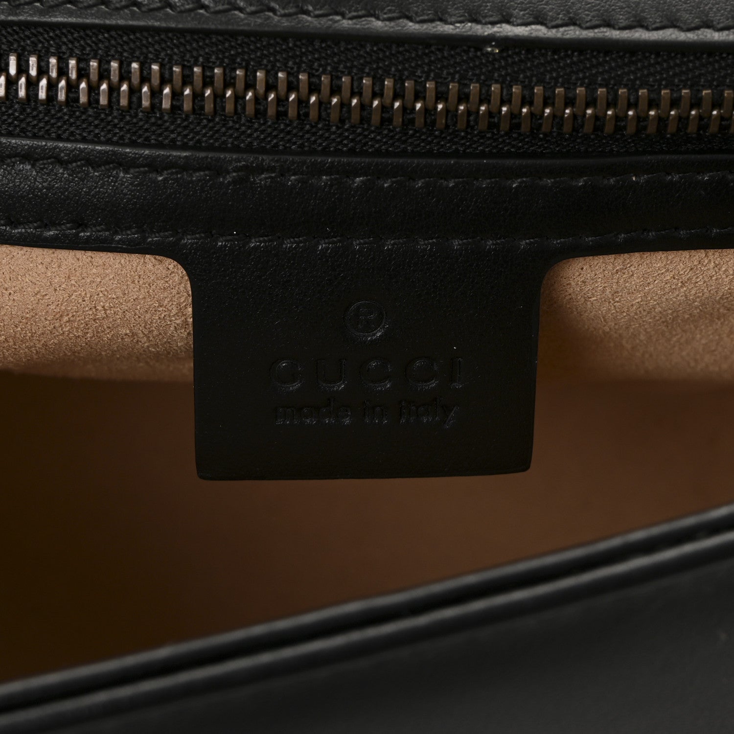 Calfskin Matelasse Small GG Marmont Shoulder Bag Black