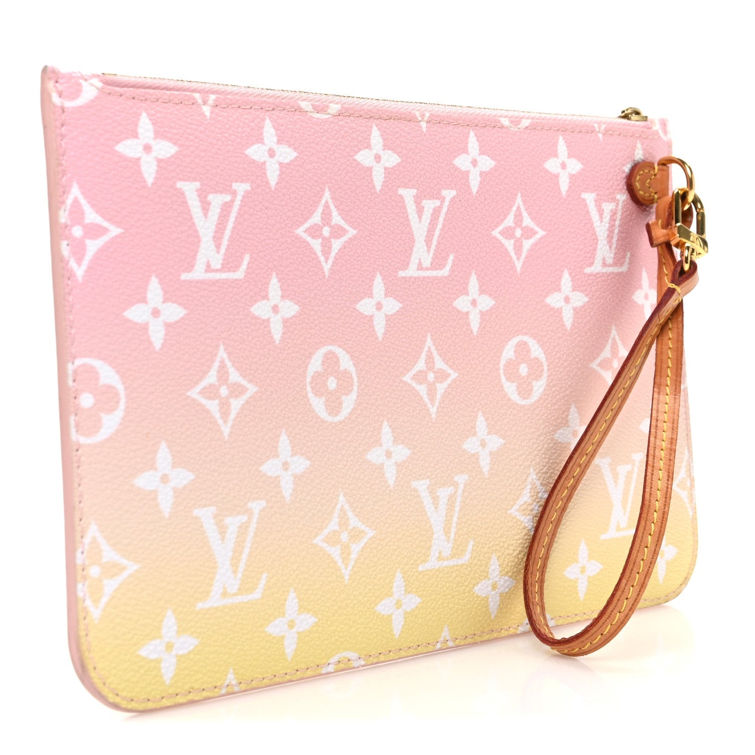Monogram By The Pool Neverfull MM Pochette Light Pink