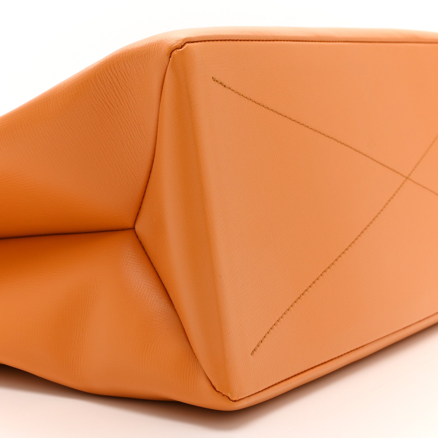 Cowhide Shopper Bag MM Safran