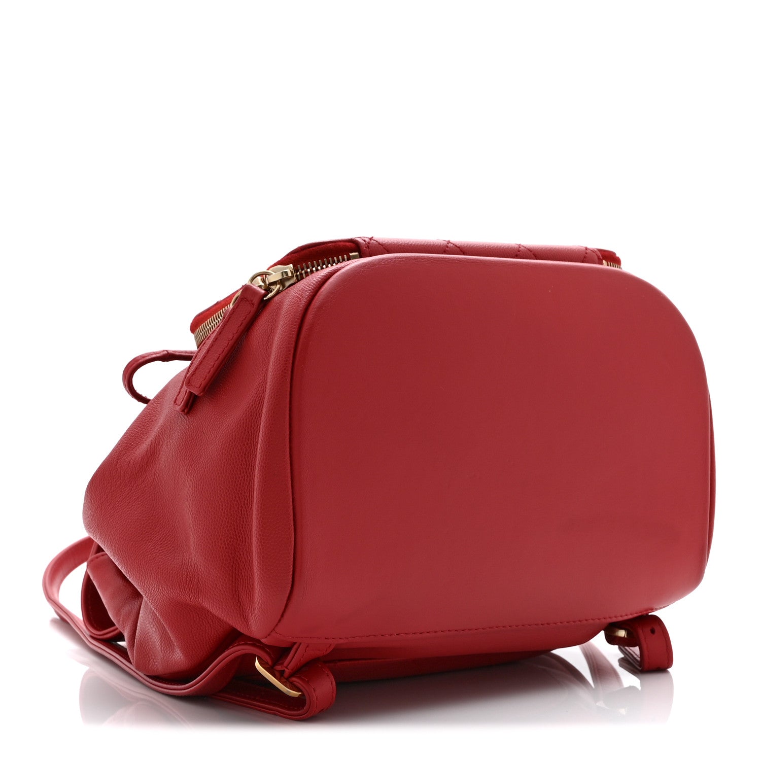 Caviar Quilted Business Affinity Backpack Fuchsia
