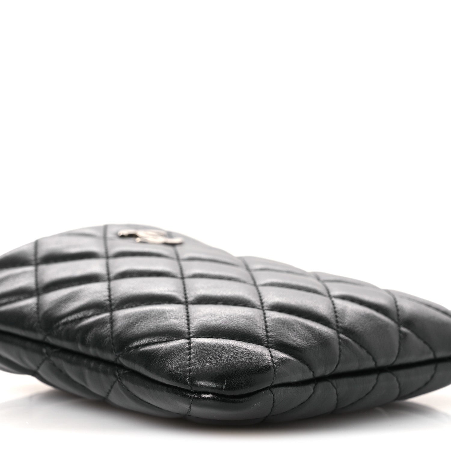 Calfskin Quilted Crossbody Bag Black
