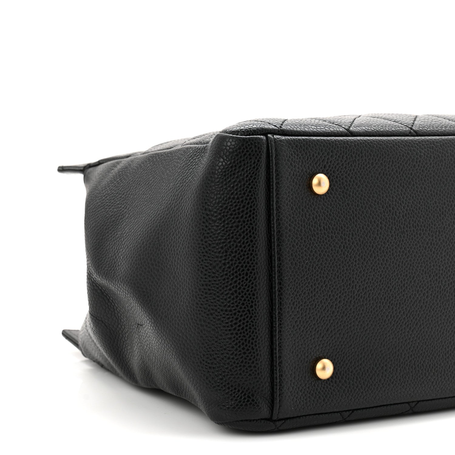 Caviar Quilted Petit Timeless Tote PTT Black
