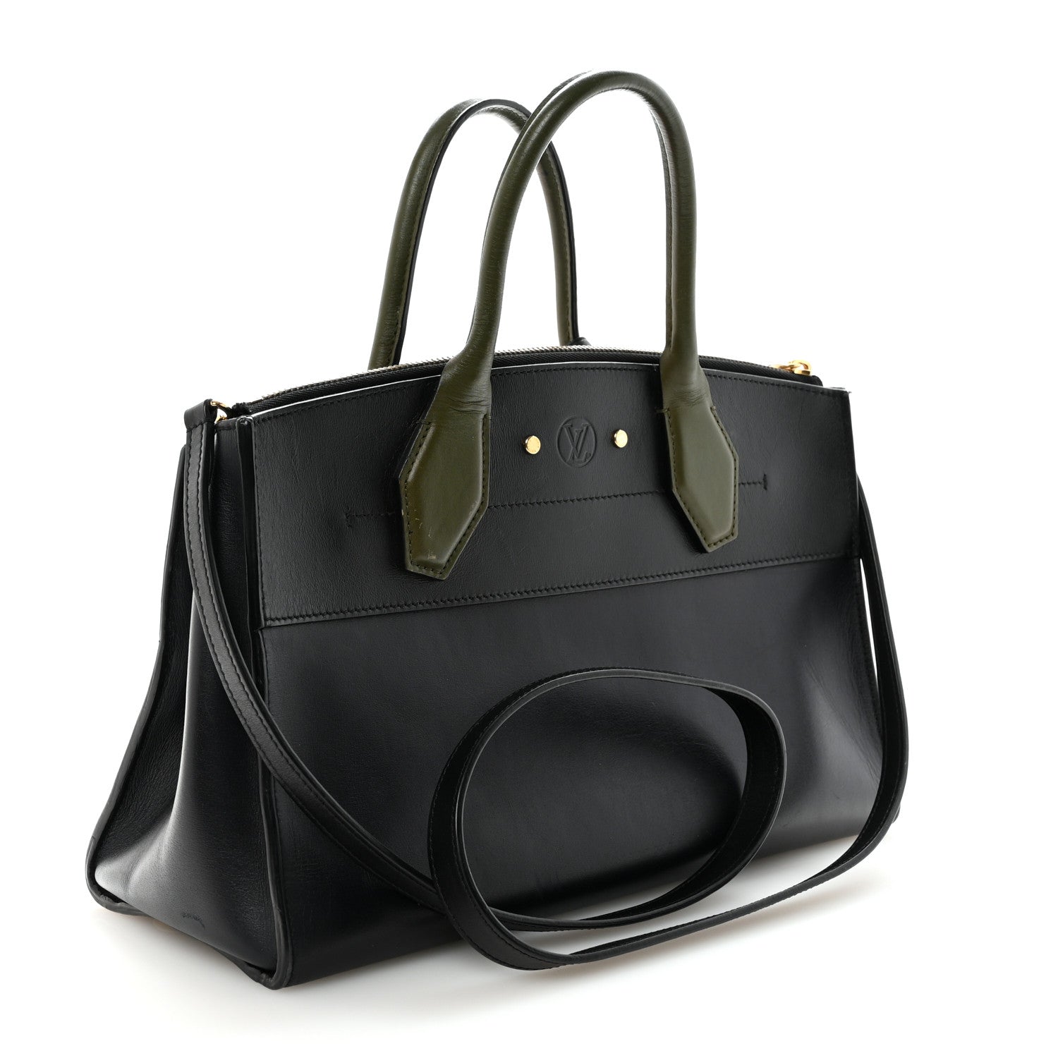 Calfskin City Steamer EW Kaki Blue Black
