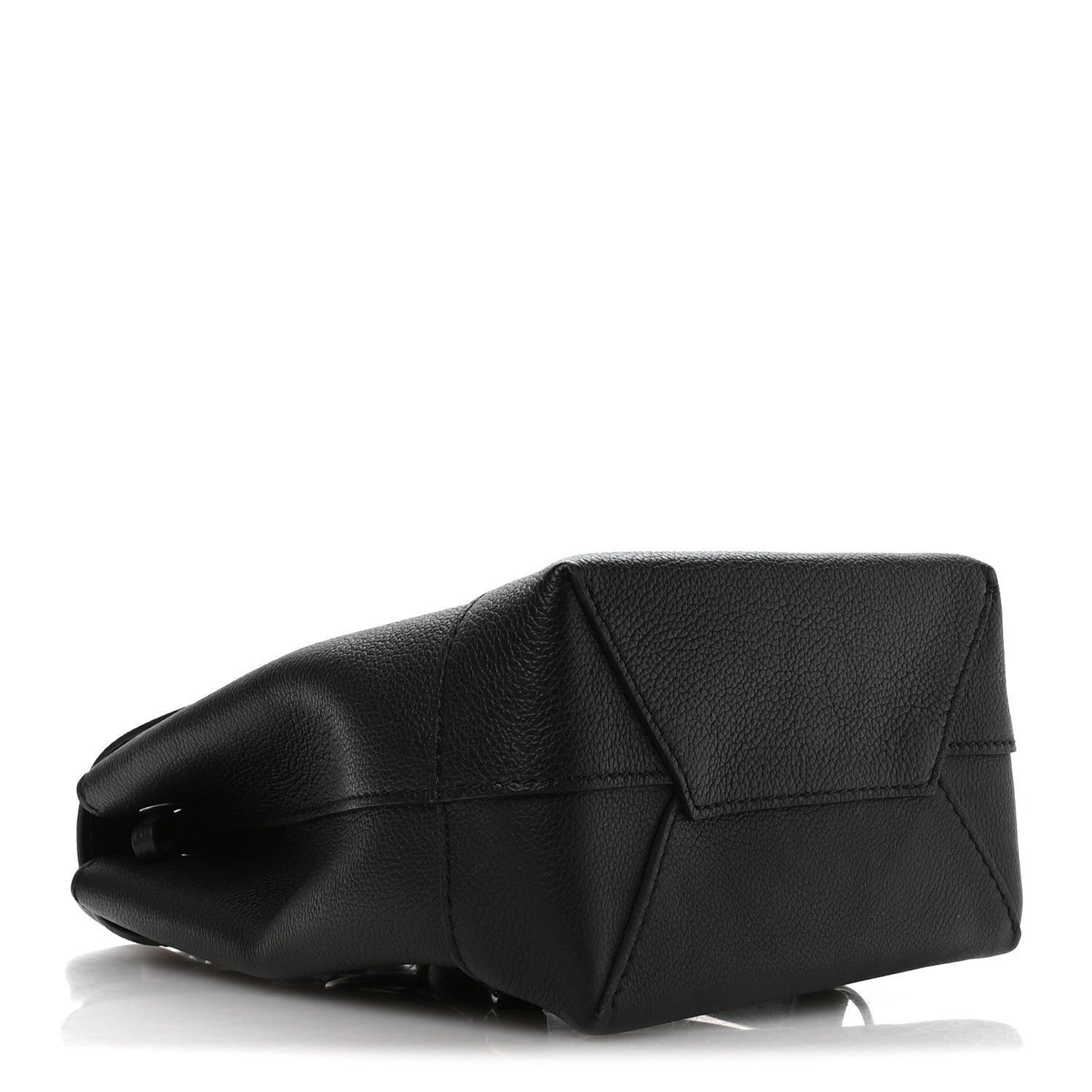 Calfskin Lockme Mini Backpack Black