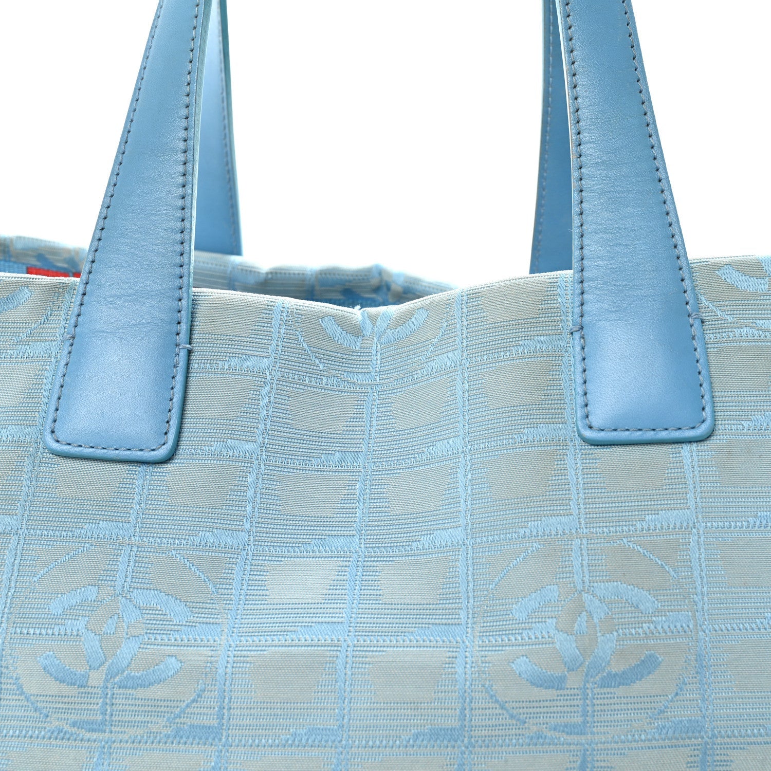 Nylon Travel Large Tote Blue