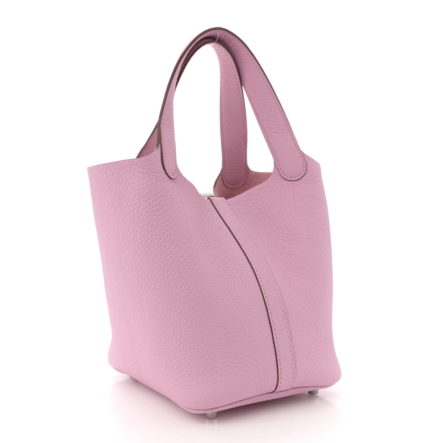 Taurillon Clemence Picotin Lock 18 PM Mauve Sylvestre