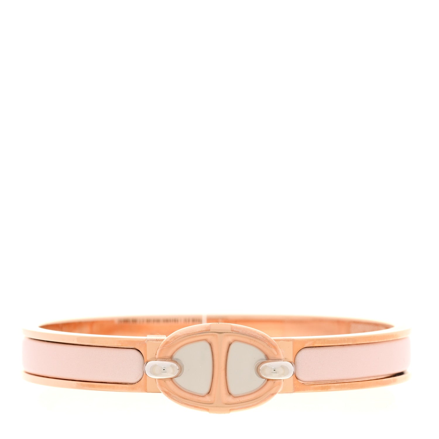 Enamel Mini Clic Chaine d'Ancre Bracelet PM Rose Candeur