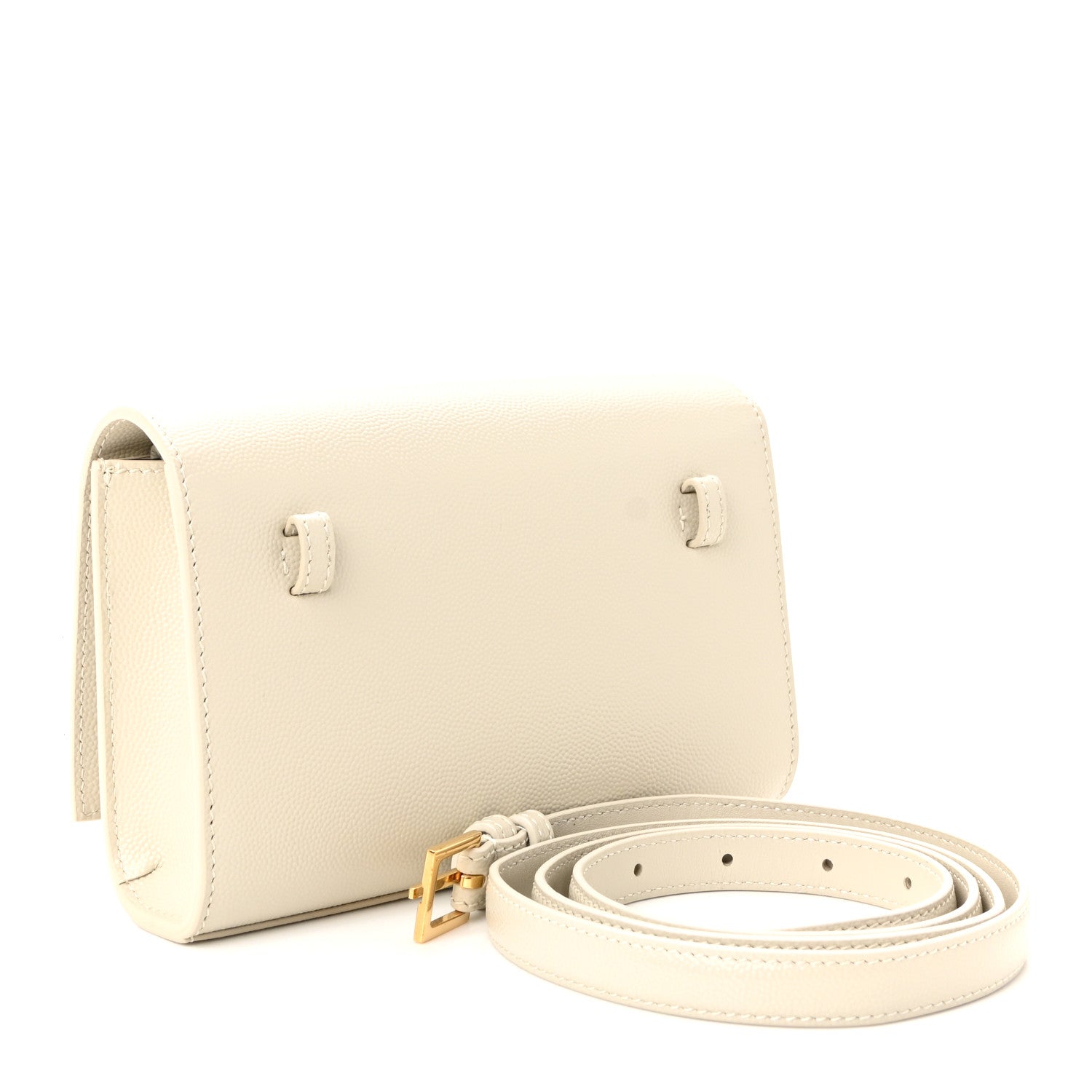 Grain De Poudre Monogram Kate Belt Bag Crema Soft