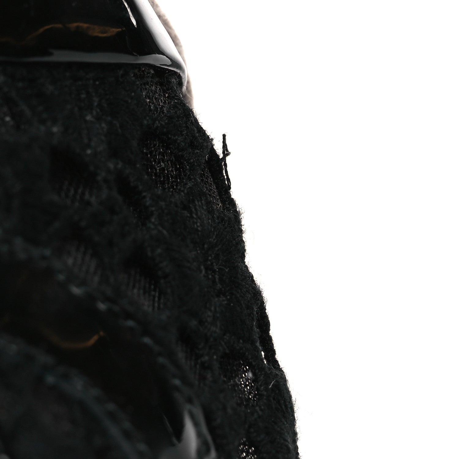 Lace Patent CC Espadrilles 40 Black