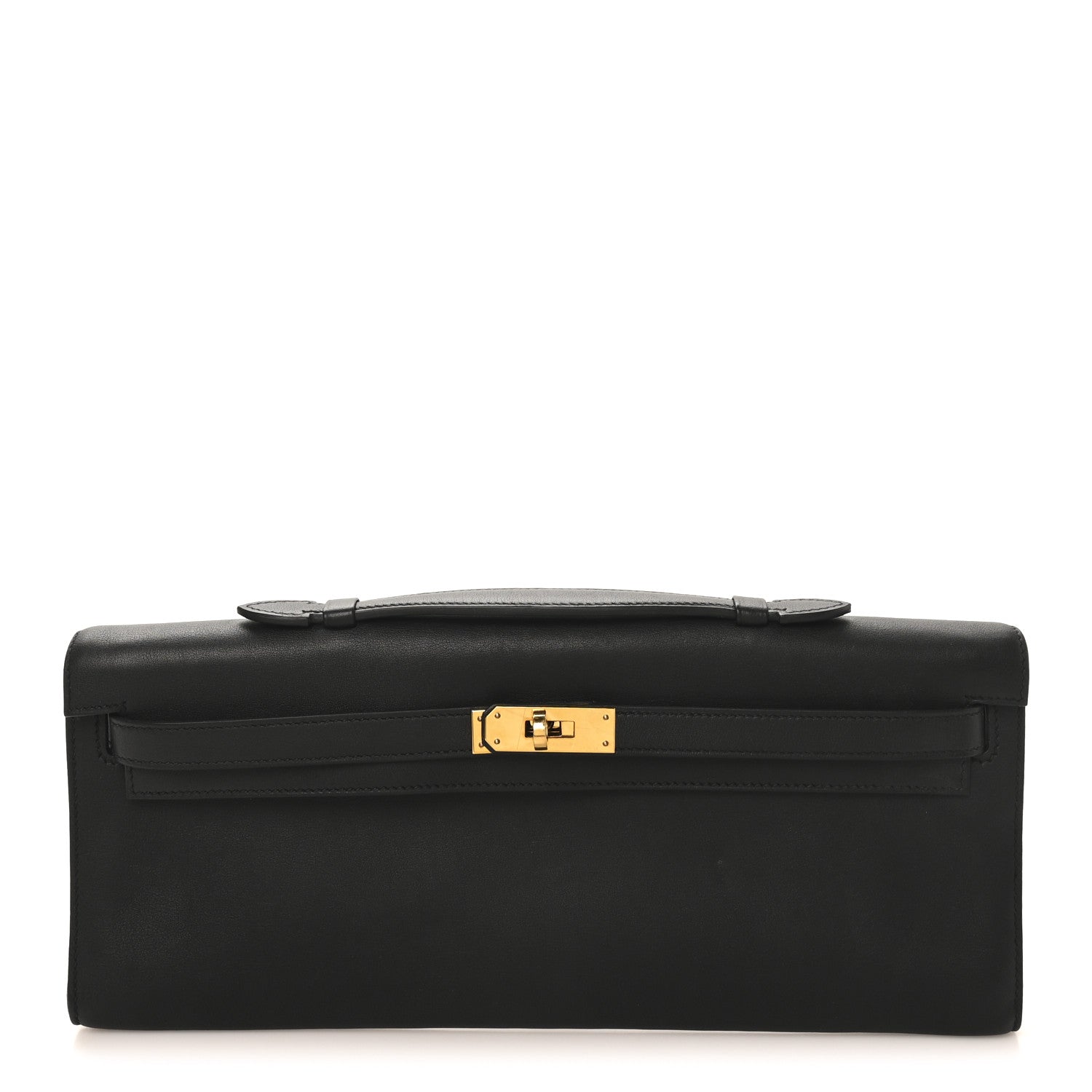 Swift Kelly Cut Clutch Pochette Black