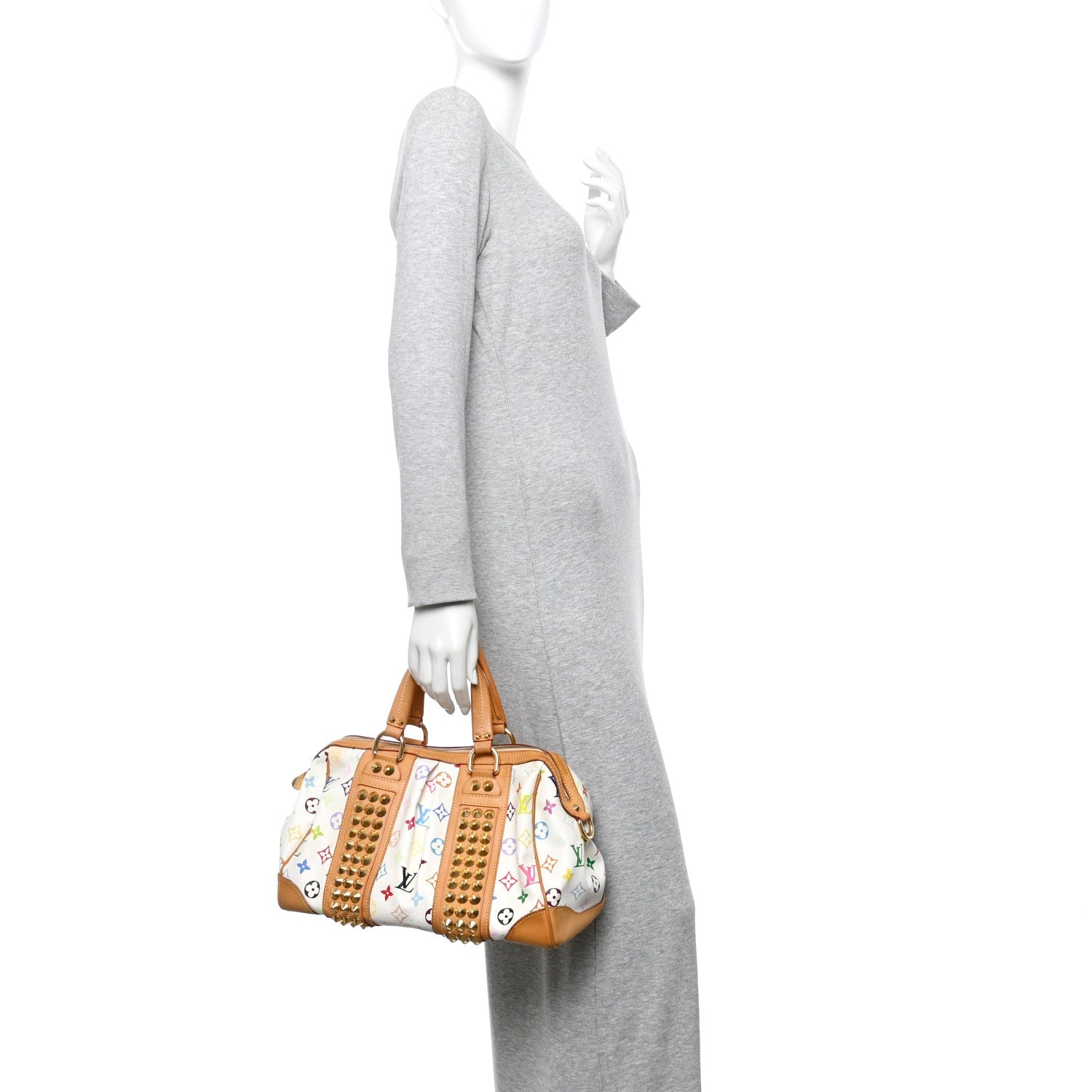 Monogram Multicolor Courtney MM White
