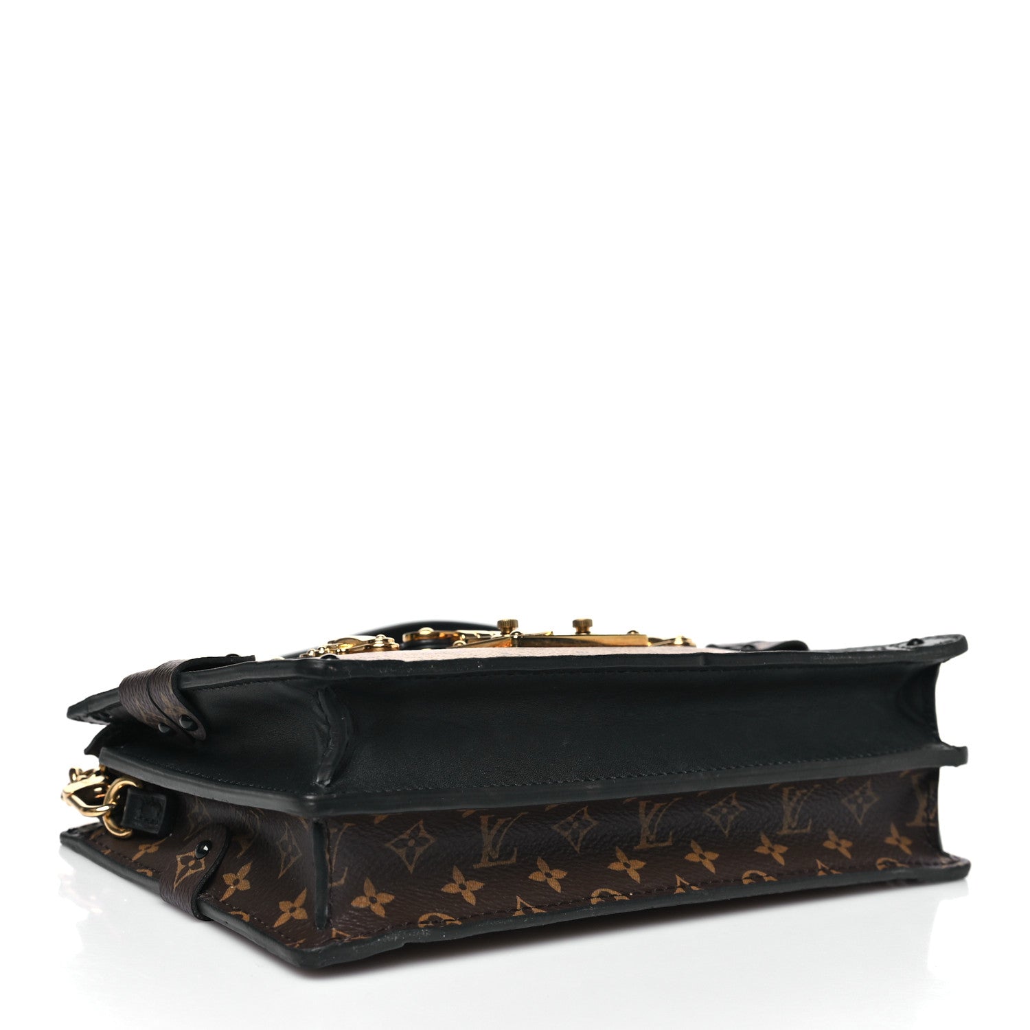 Reverse Monogram Trunk Clutch