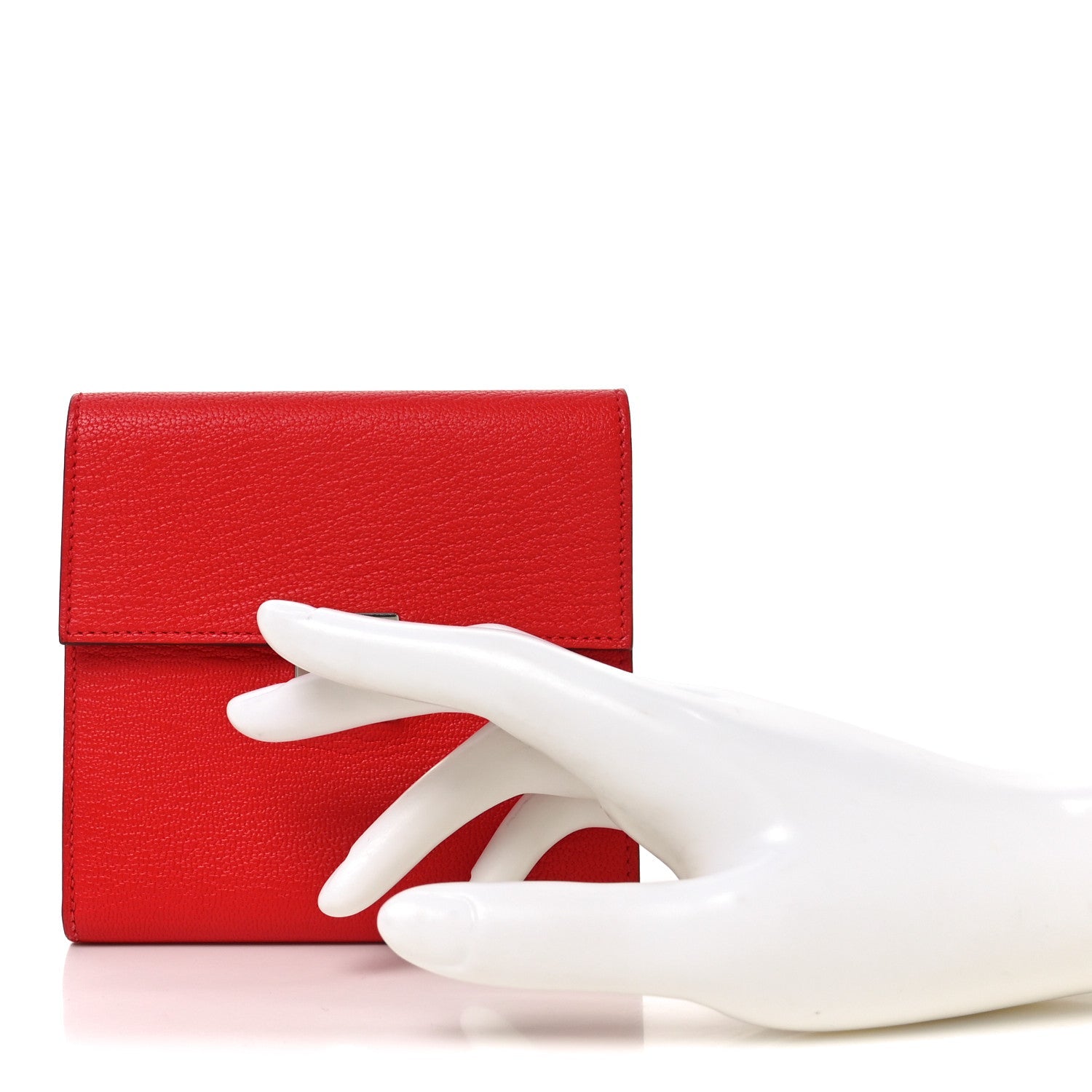 Chevre Mysore Clic 12 Wallet Vermillion