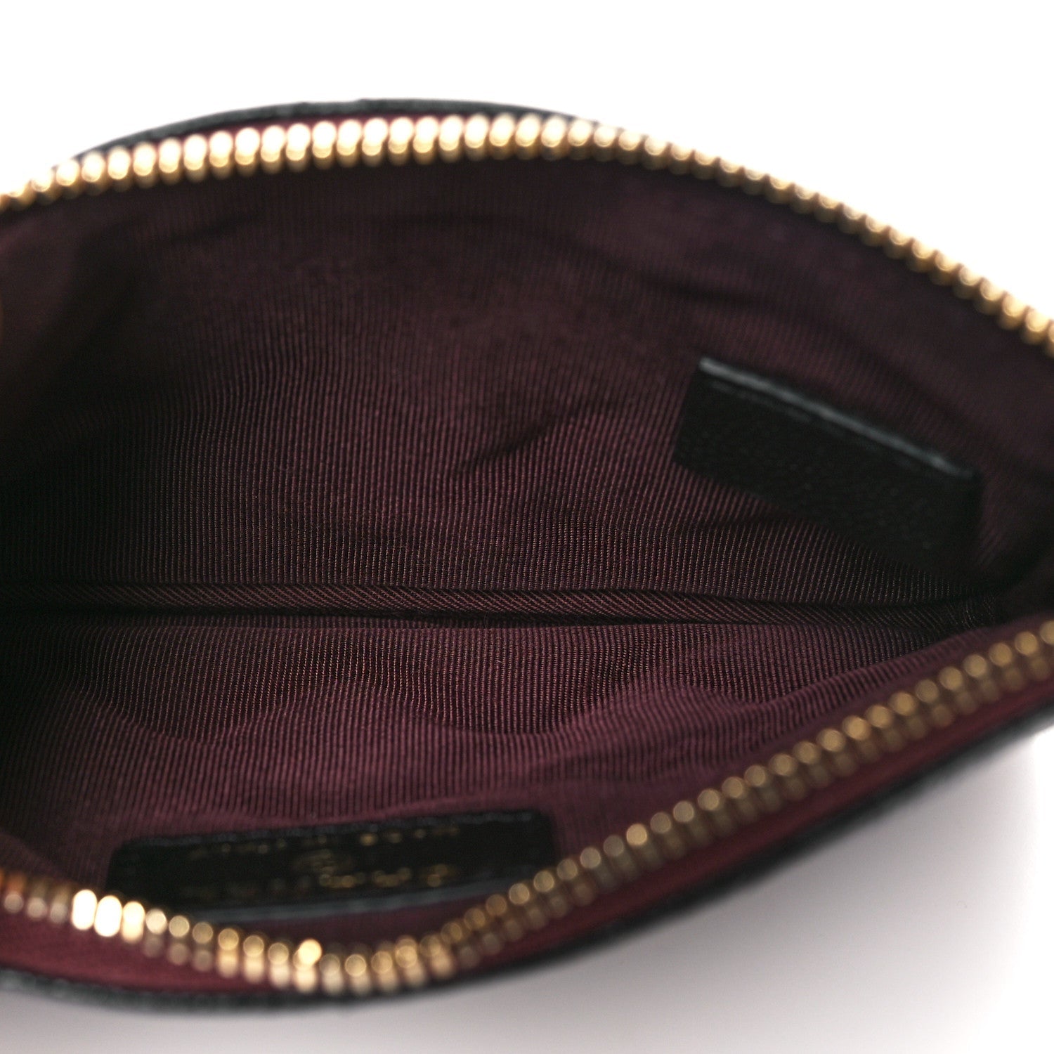 Caviar Quilted Small Cosmetic Case Black