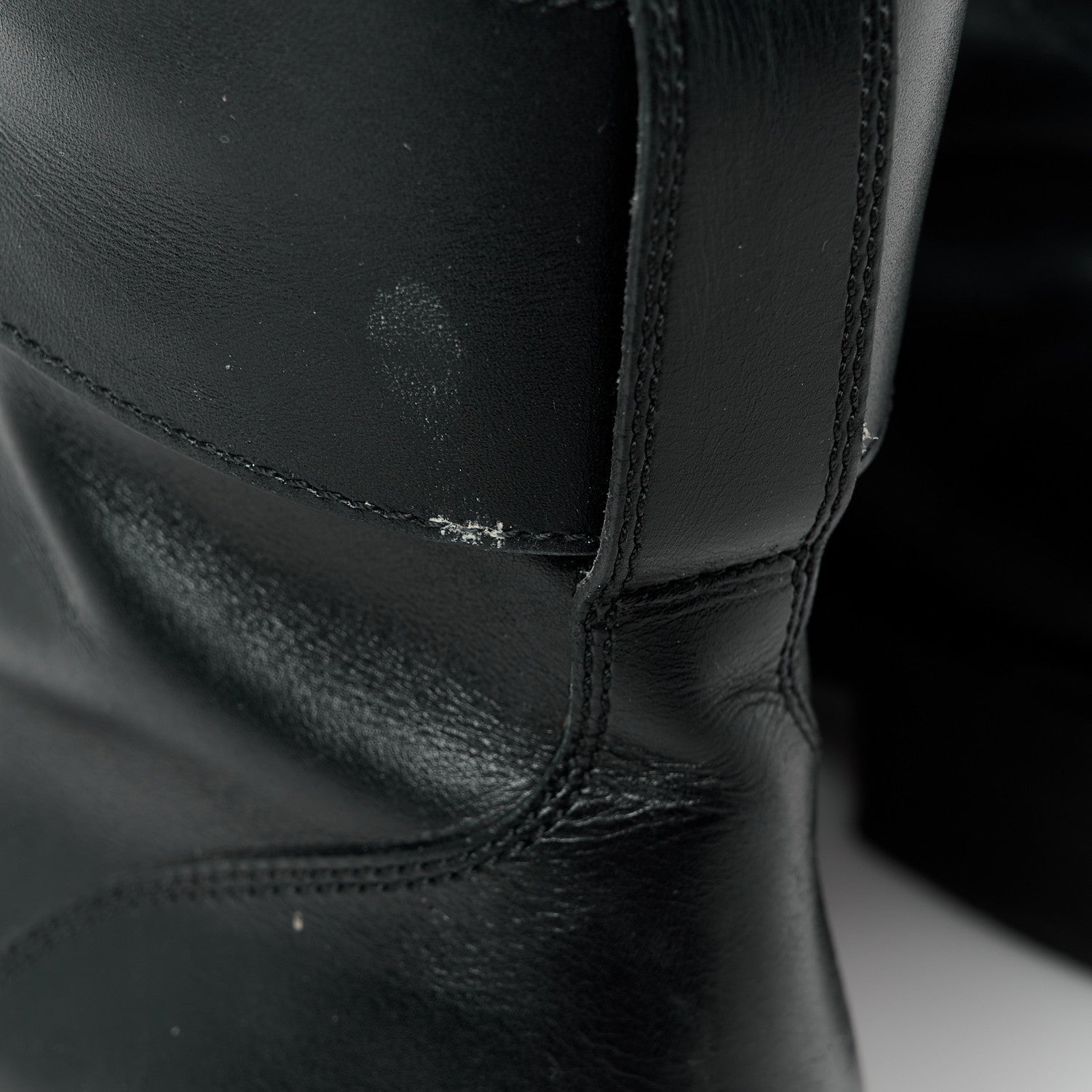 Calfskin Wonderland Flat Ranger Boots 37 Black