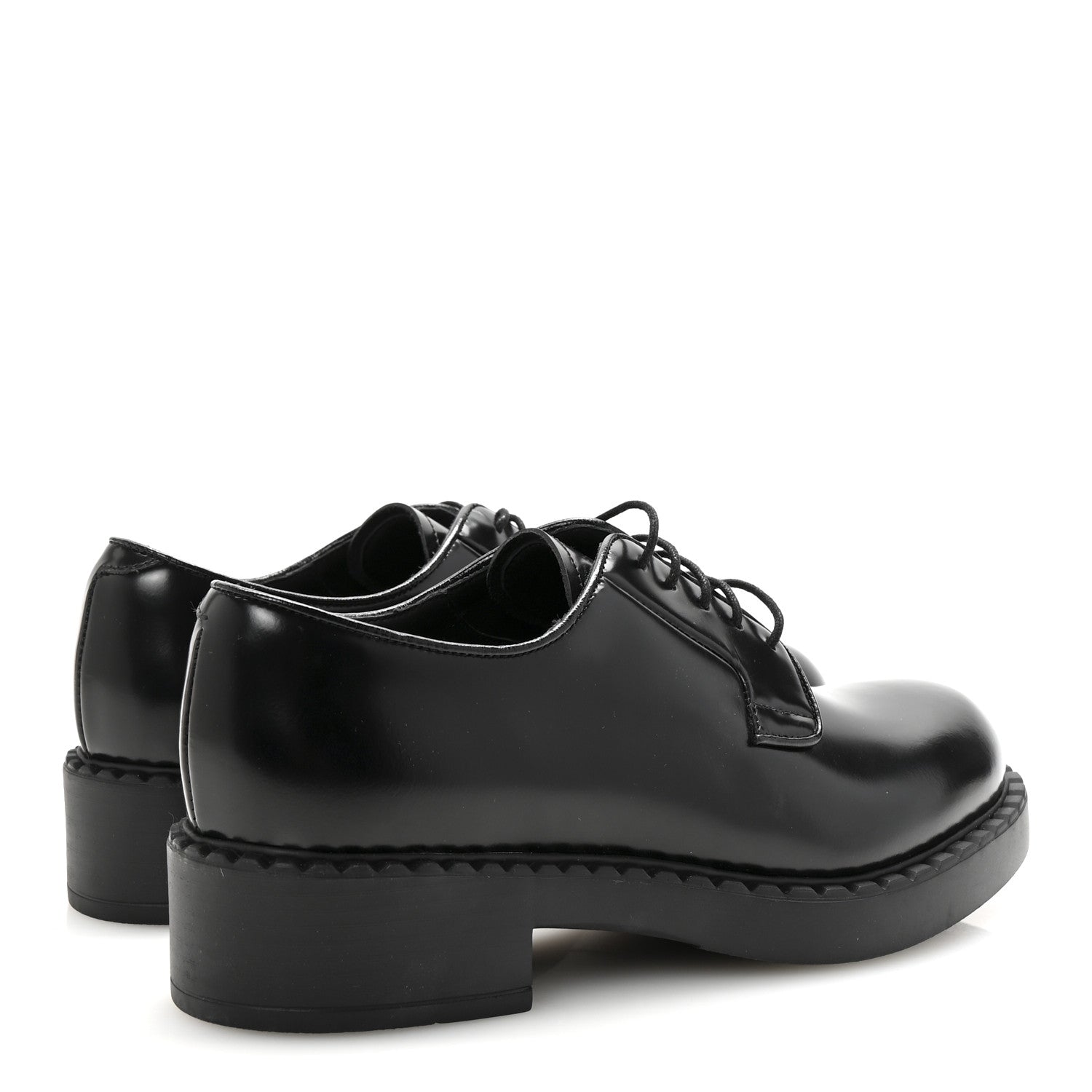 Spazzolato Lace Up 50mm Loafers 39 Black