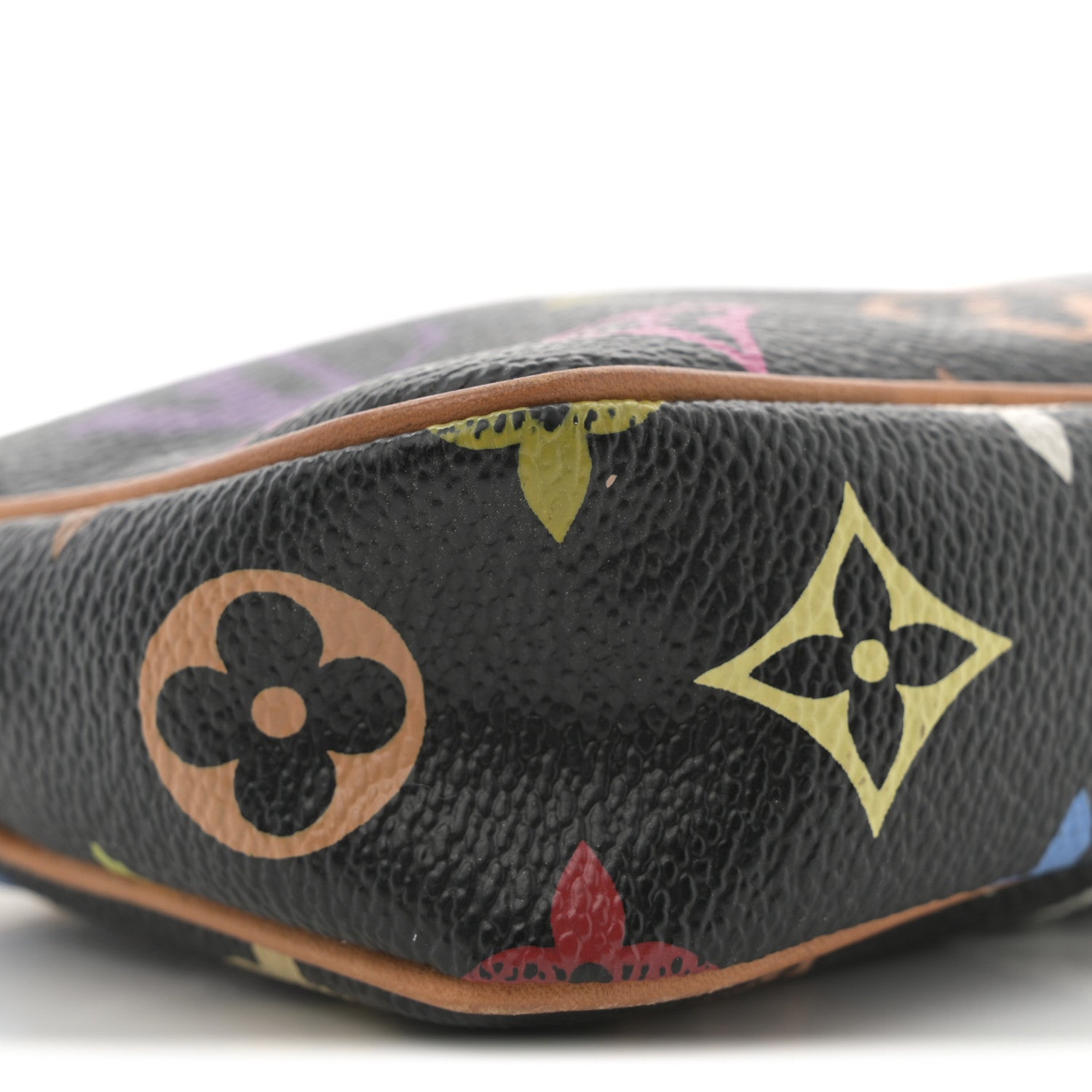 Monogram Multicolor Pochette Accessories Black