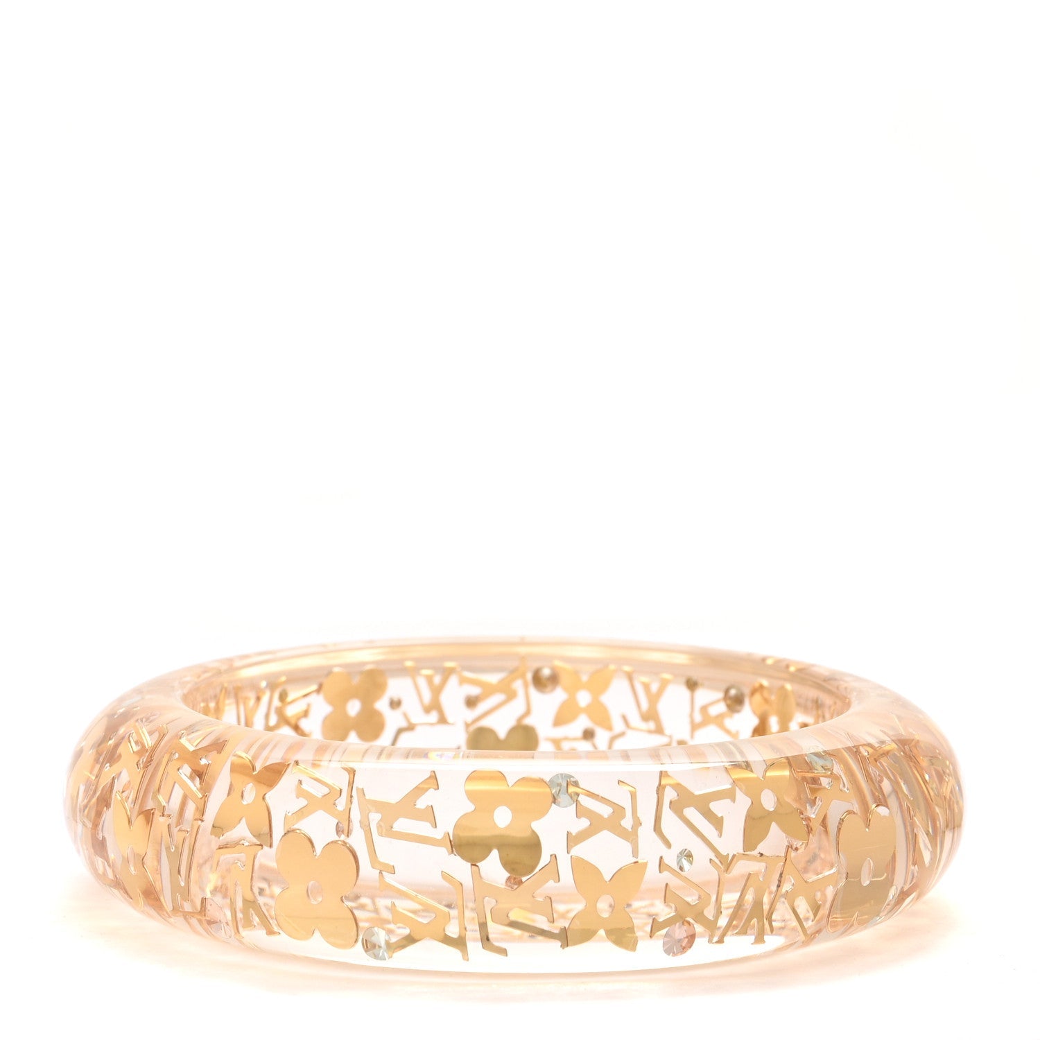 Resin Swarovski Medium Inclusion Bracelet GM Transparent