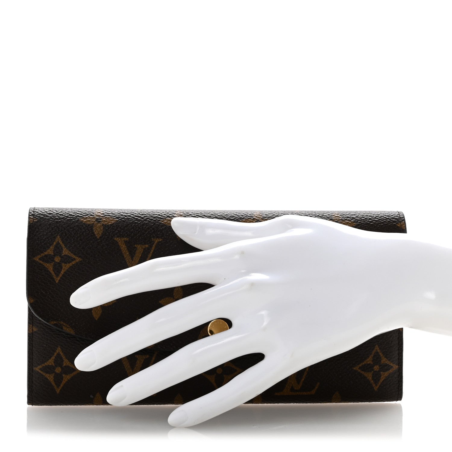 Monogram Emilie Wallet Rose Ballerine