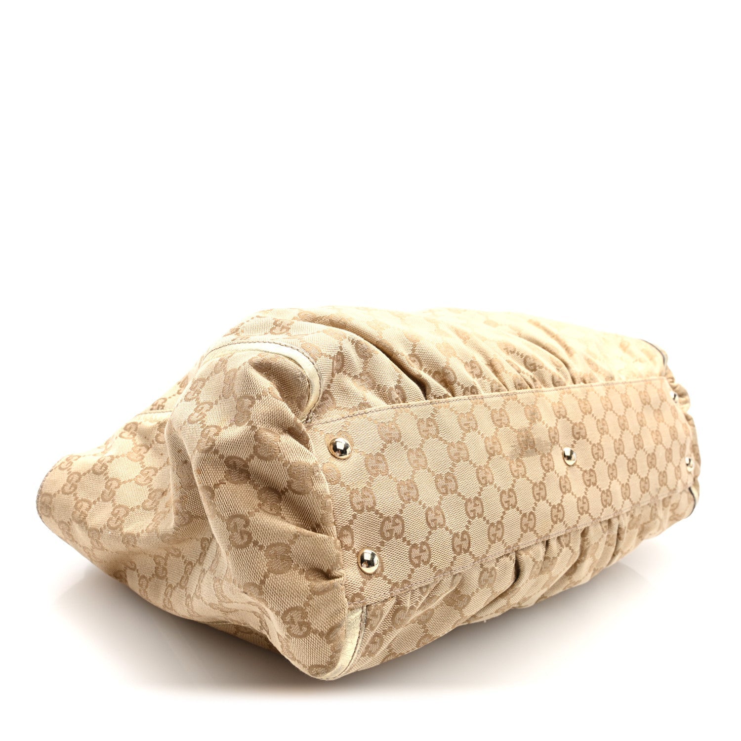 Monogram D Gold Tote Metallic Gold