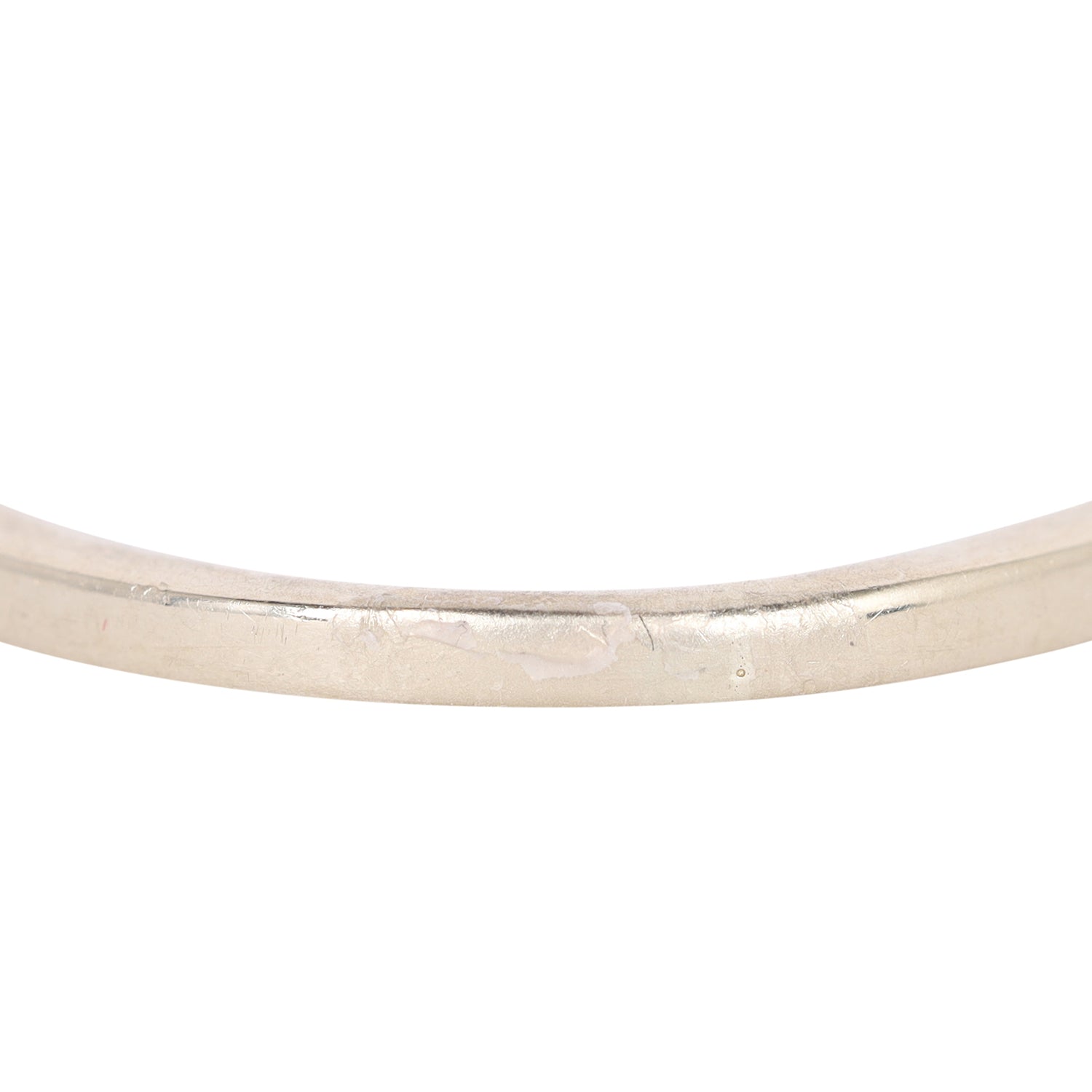 White Gold Diamond Band Ring 5.25