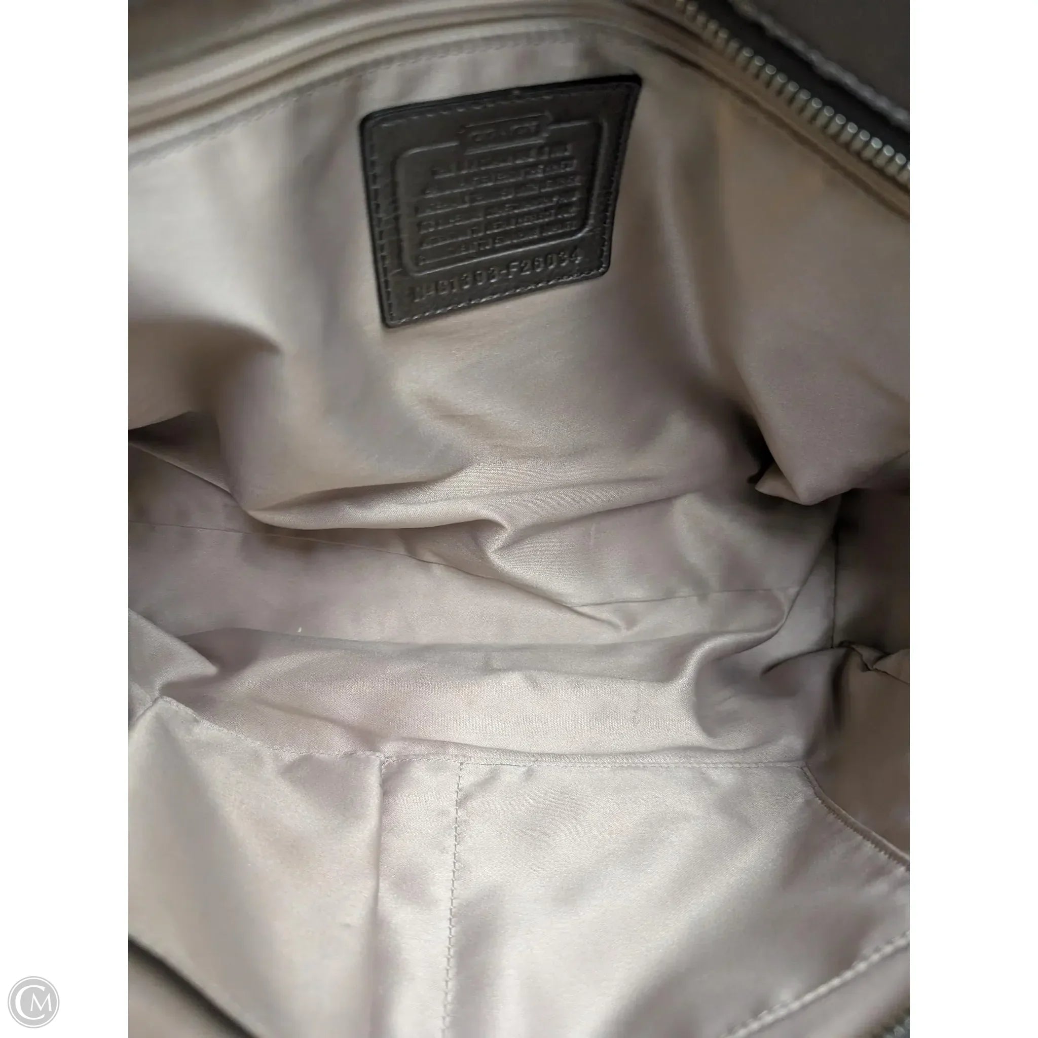 Handbag Designer By Coach, Size: Medium