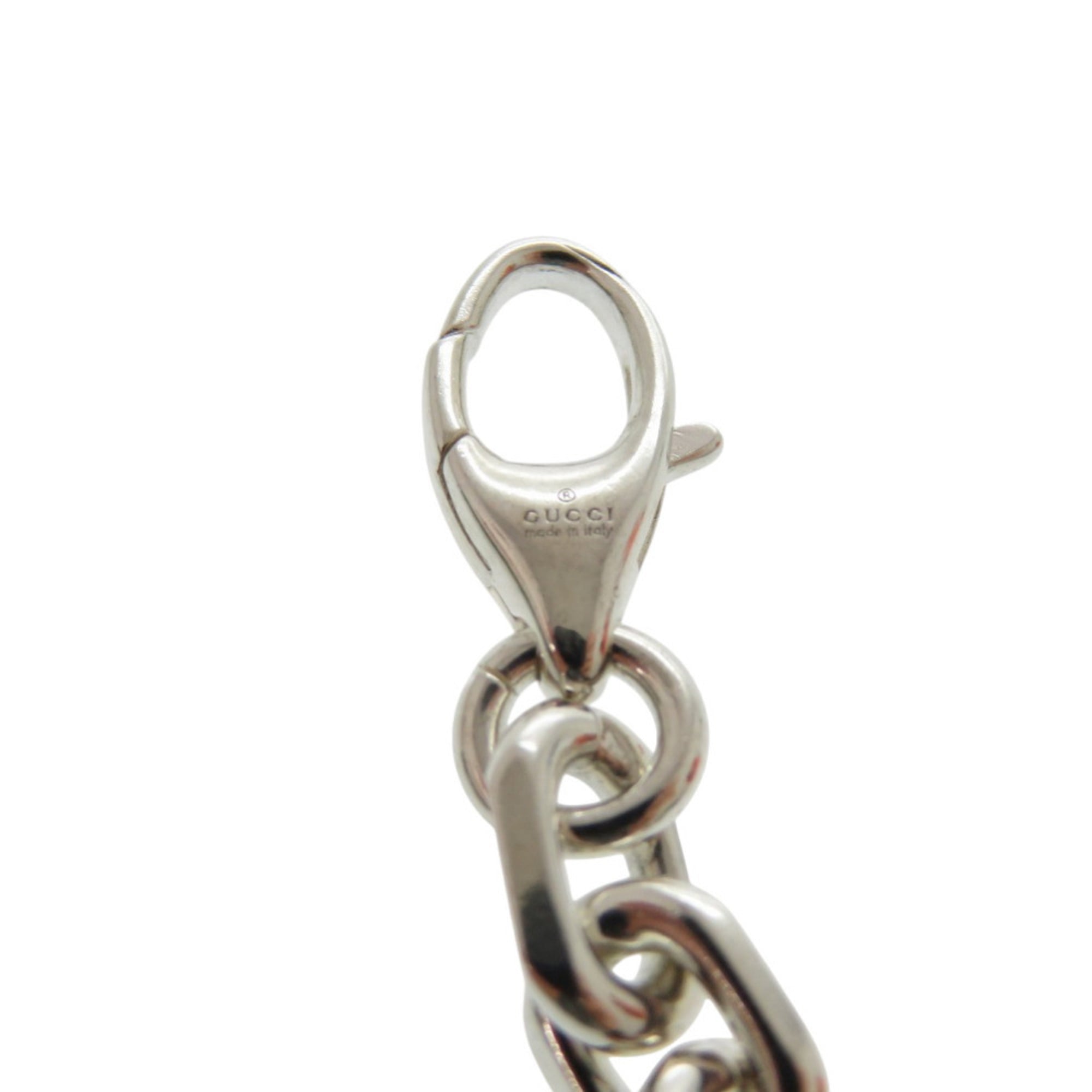 Interlocking G Pendant Necklace Sterling Silver
