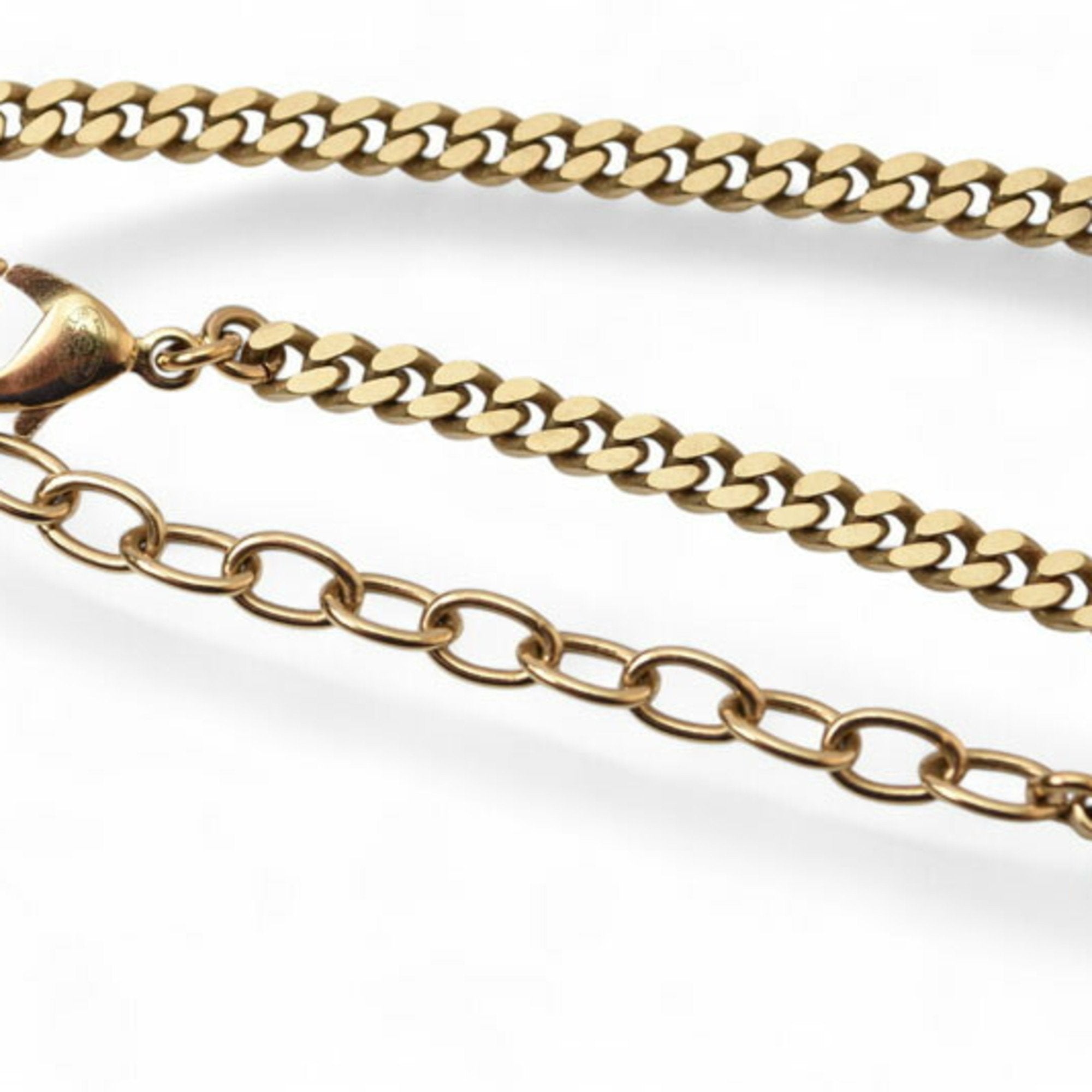 Boy Pendant Necklace Metal with Rhinestone