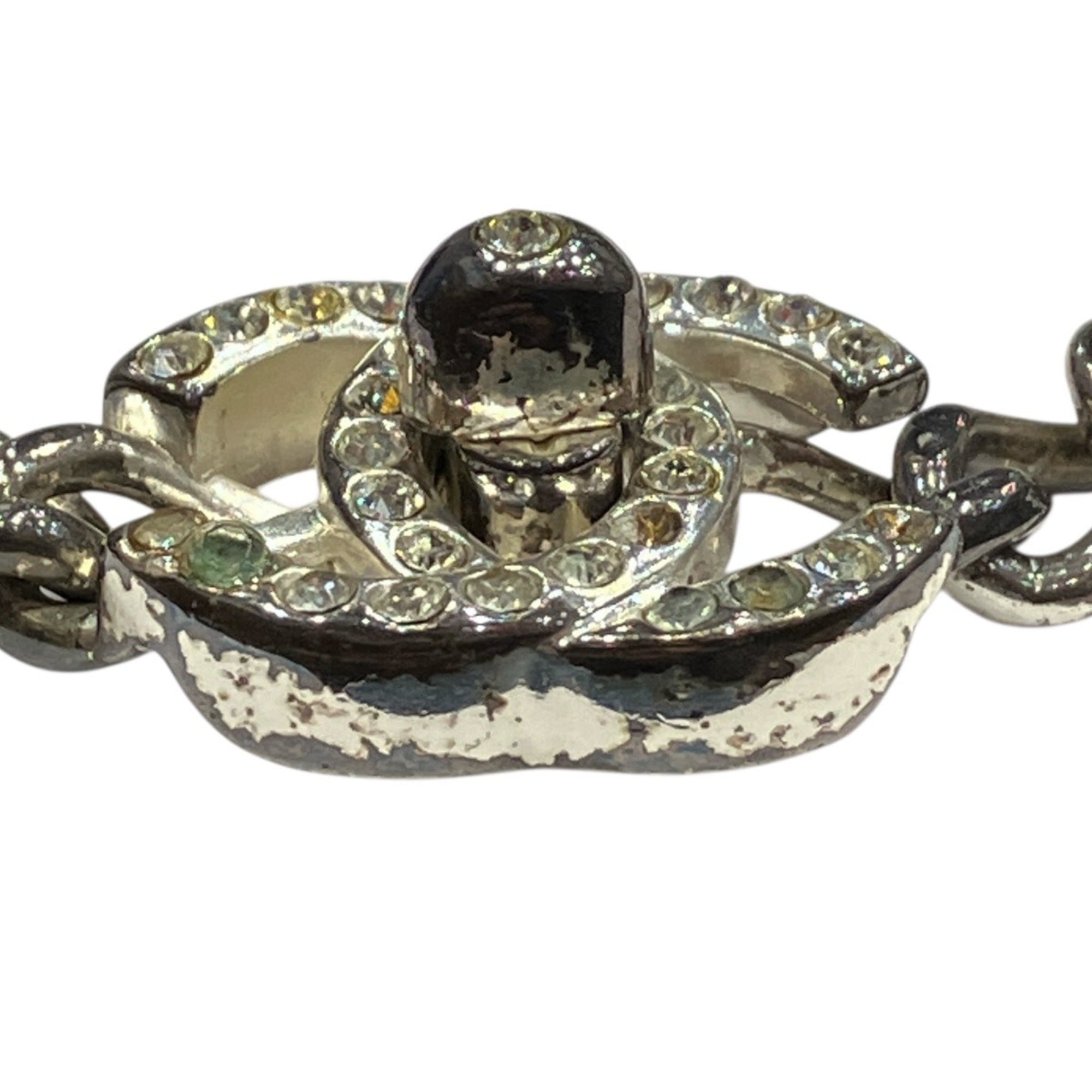 CC Logo Lock Bracelet Metal
