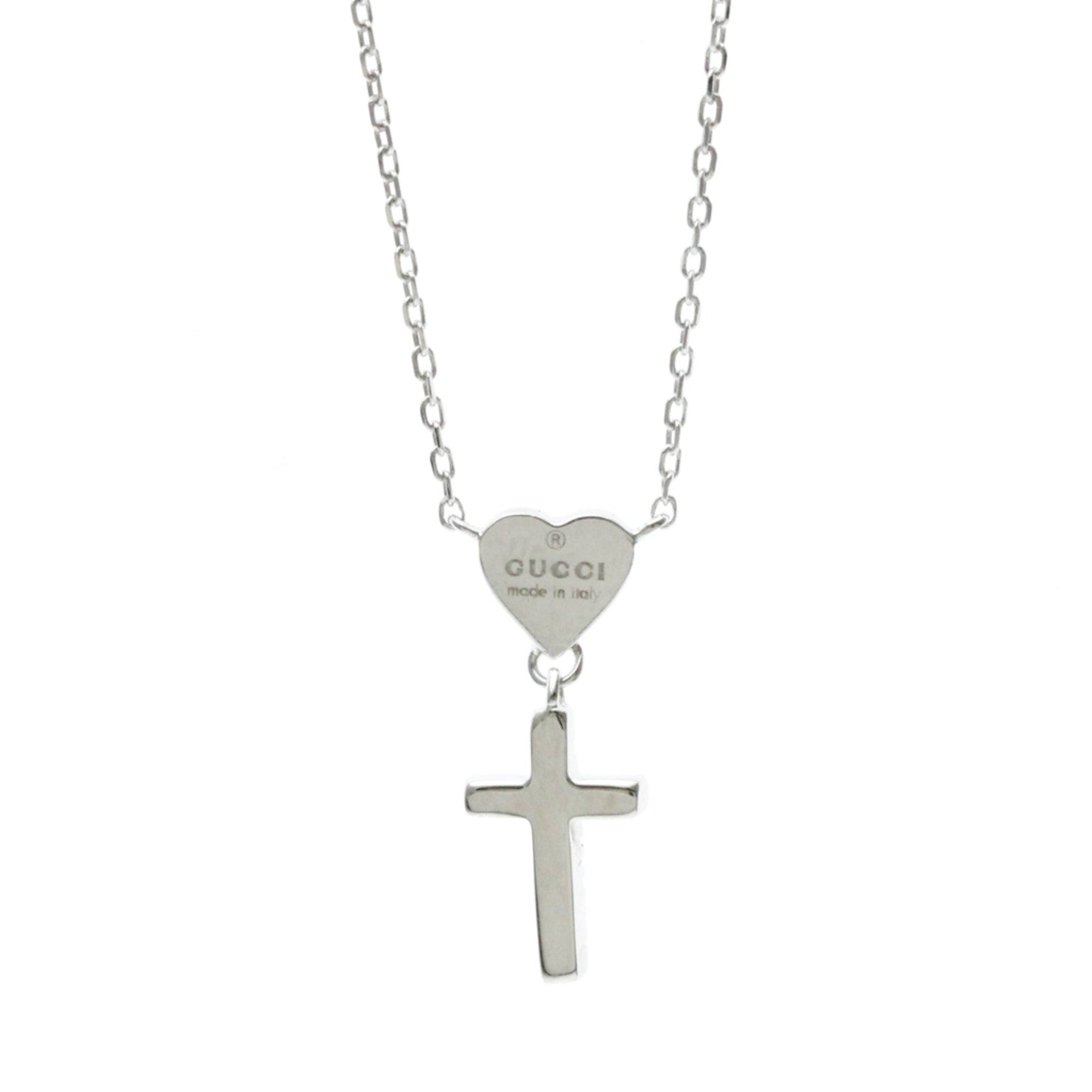 Pendant Necklace 18K White Gold with Diamond