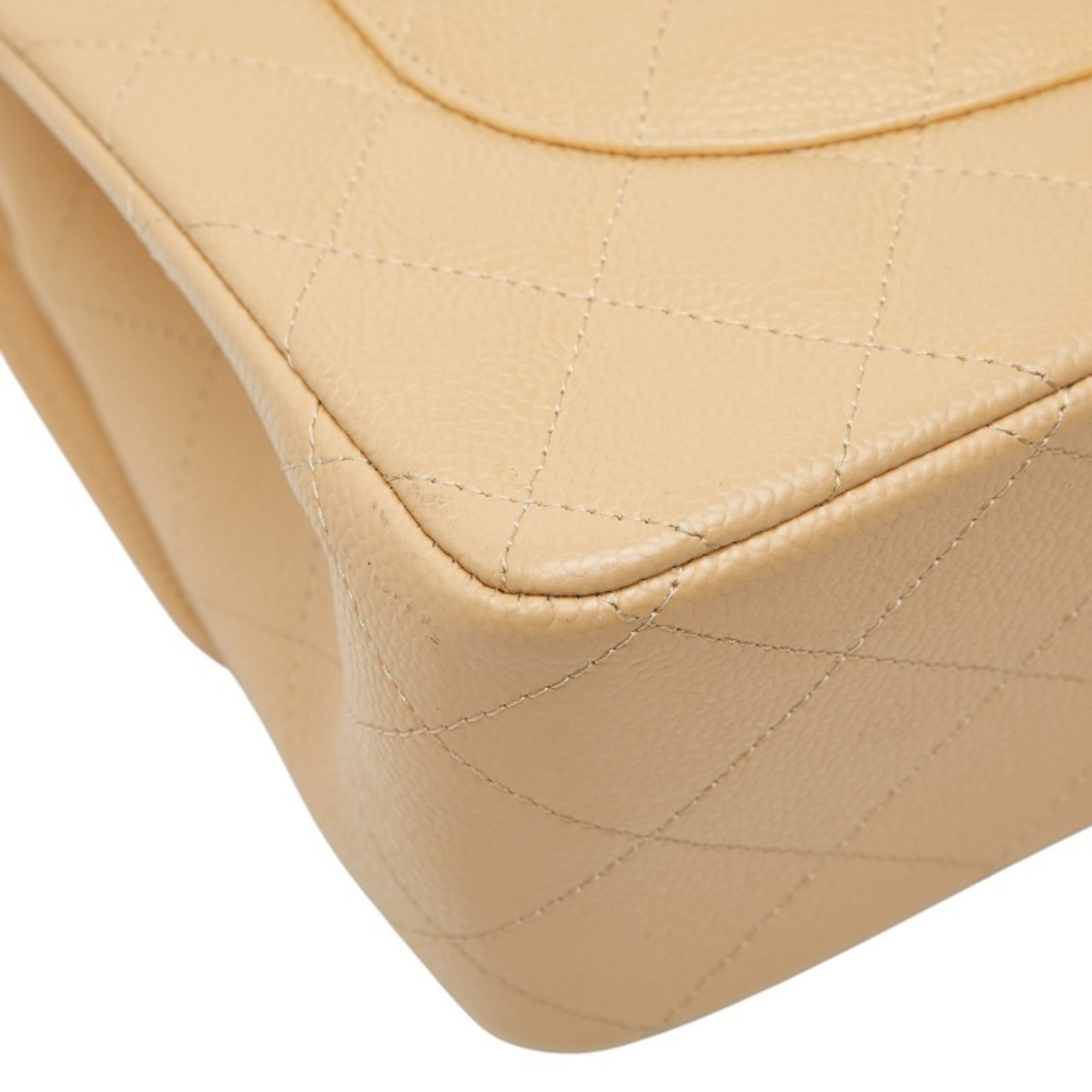 Classic Double Flap Bag Quilted Caviar Jumbo