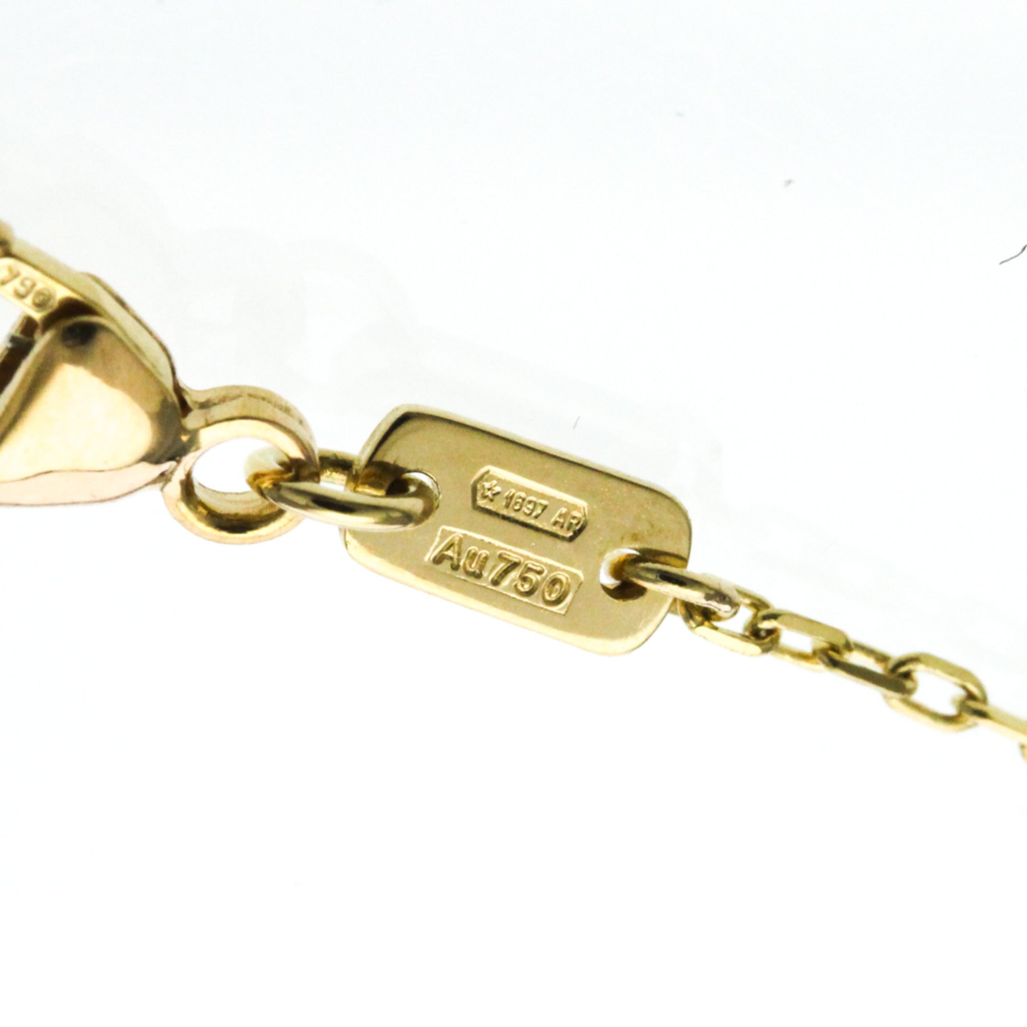 Pendant Necklace 18K Yellow Gold with Topaz