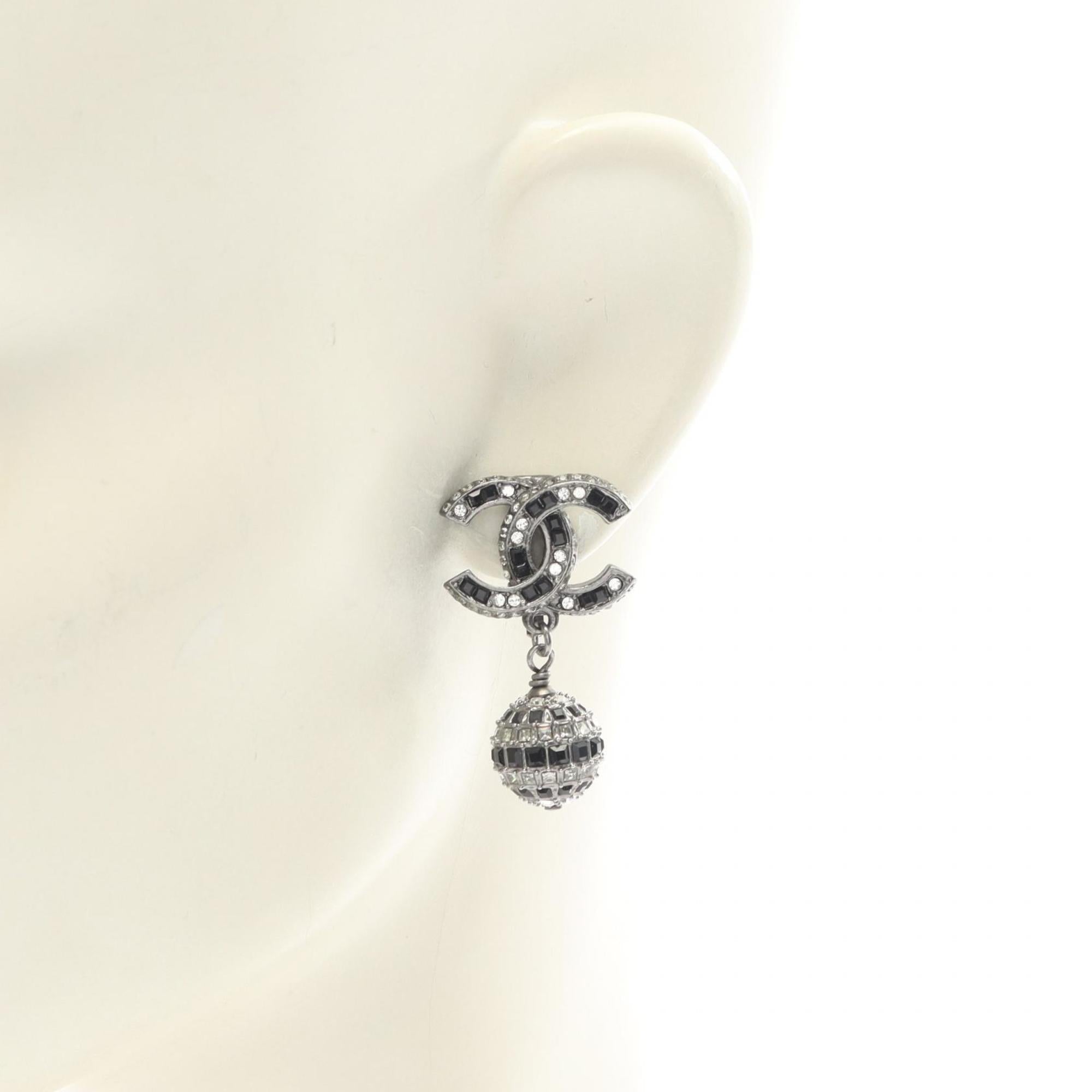 CC Logo Clip-On Earrings Sterling Silver