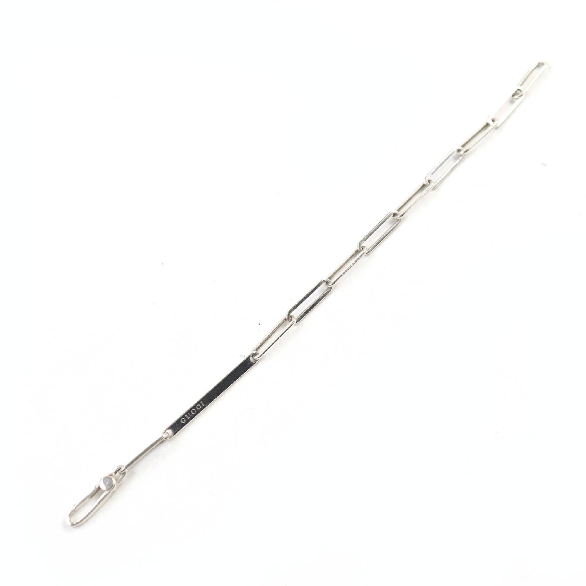 Oval Link ID Bracelet Sterling Silver