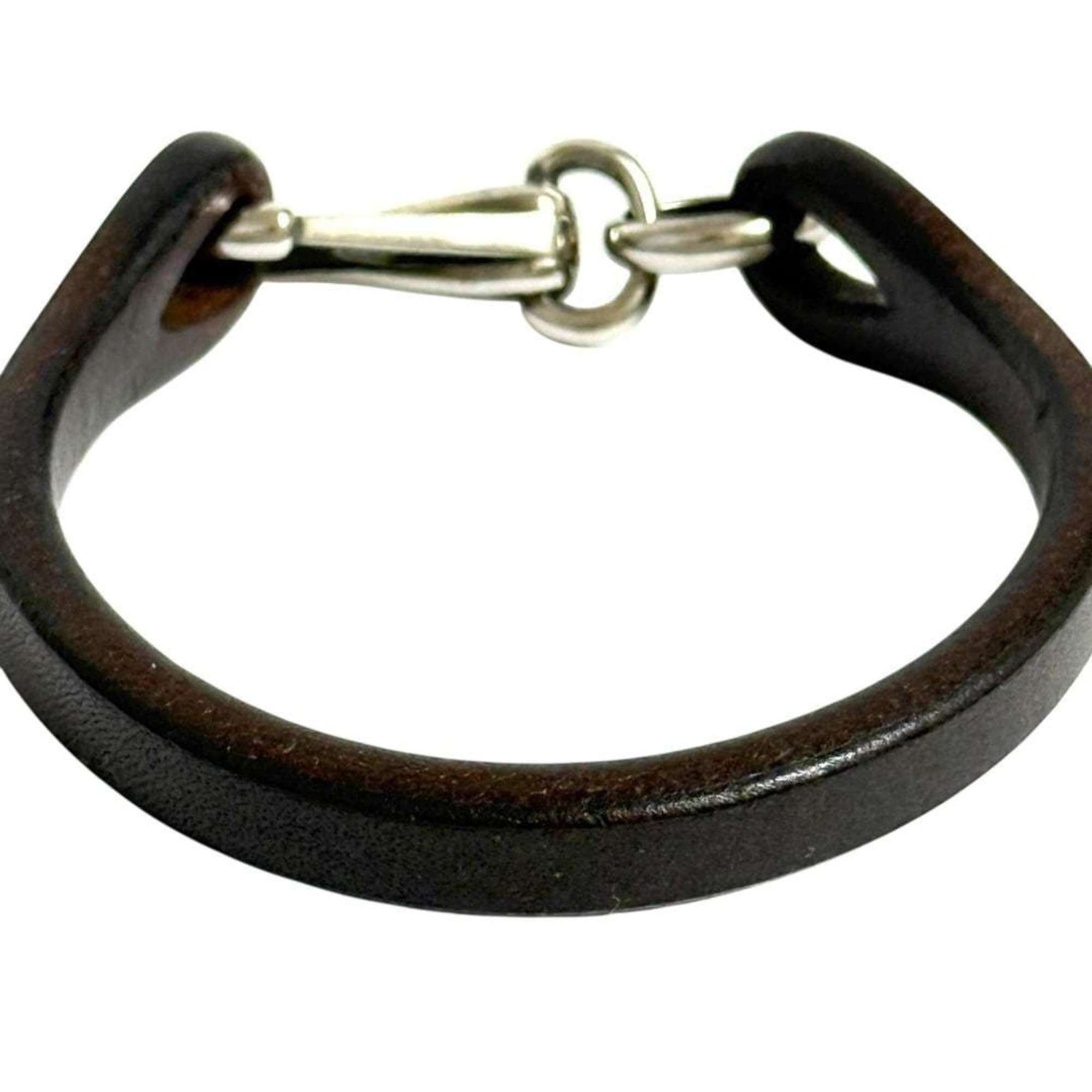 Bracelet Leather and Sterling Silver