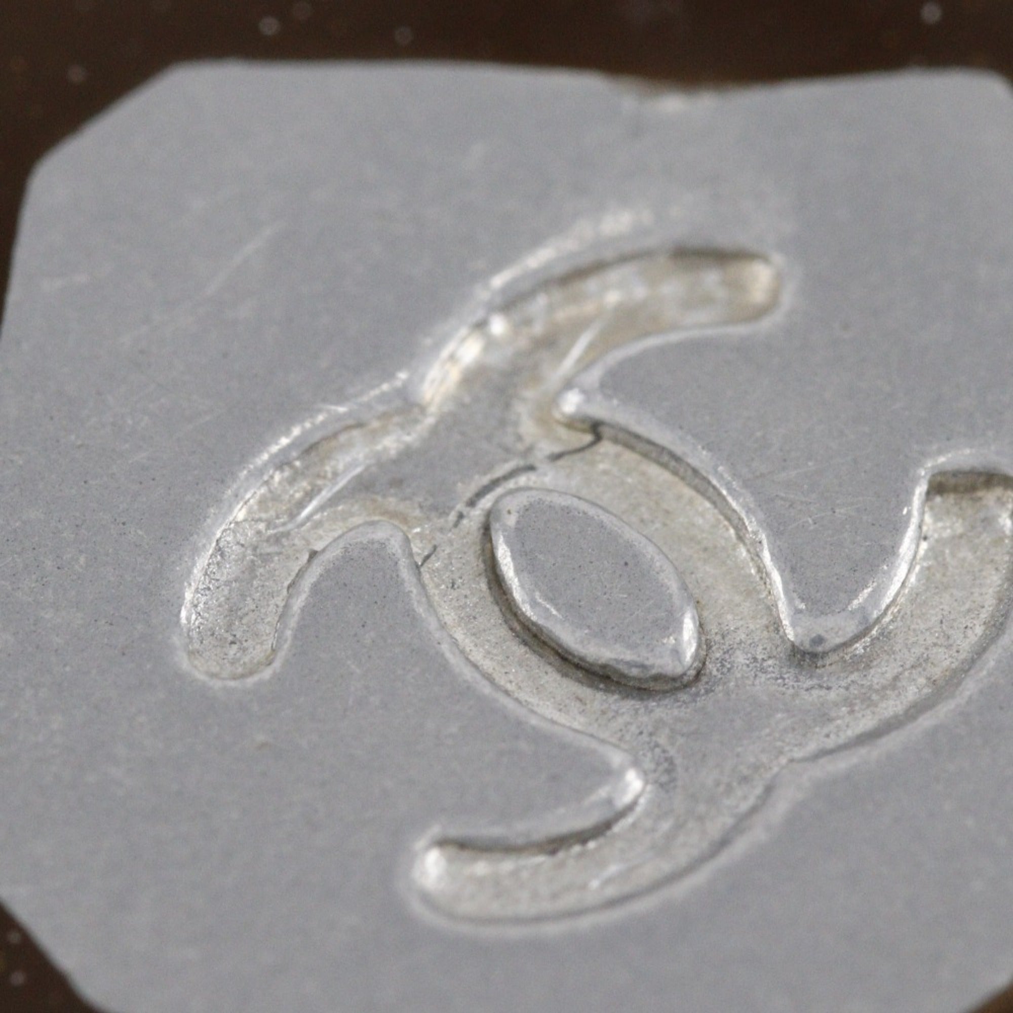 CC Logo Pendant Necklace Metal