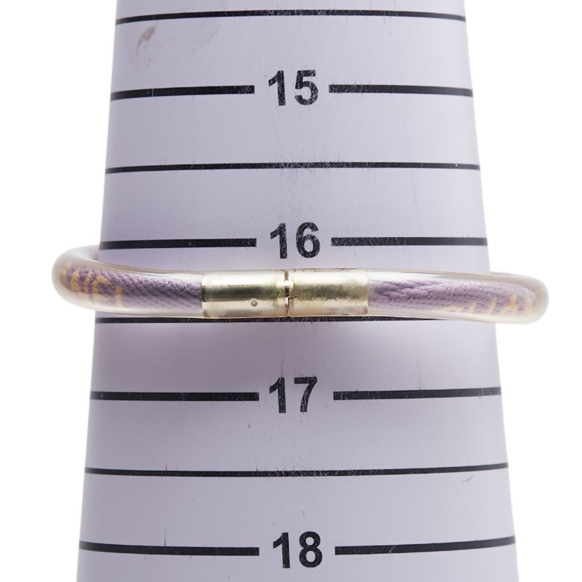 Bracelet Vinyl Clear and Purple