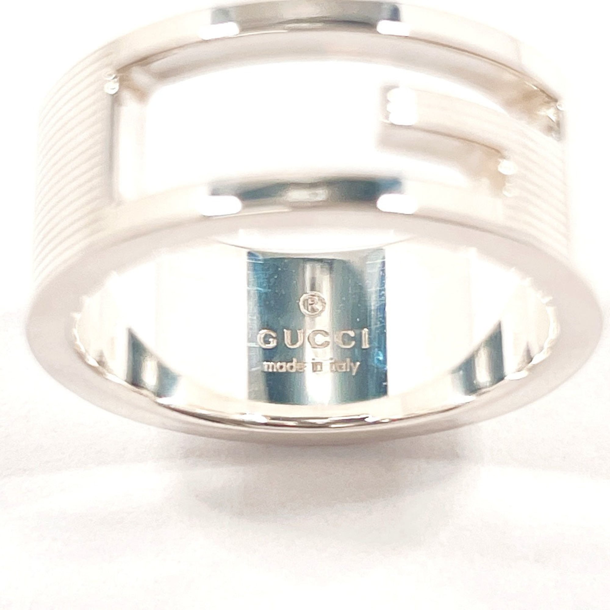 Cutout G Ring Sterling Silver