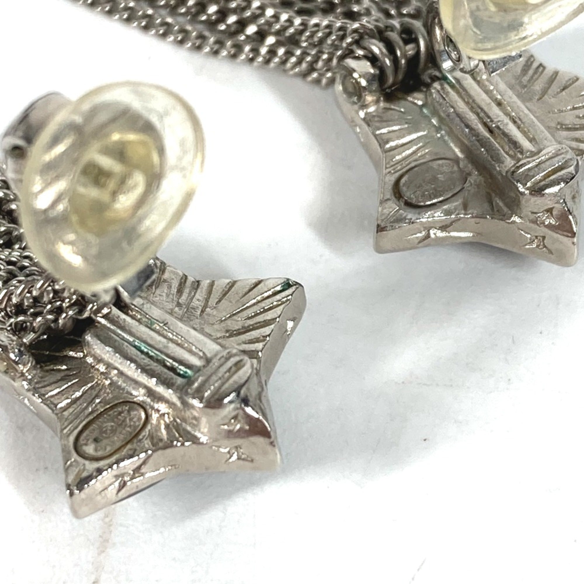 Earrings Silver-Tone Metal