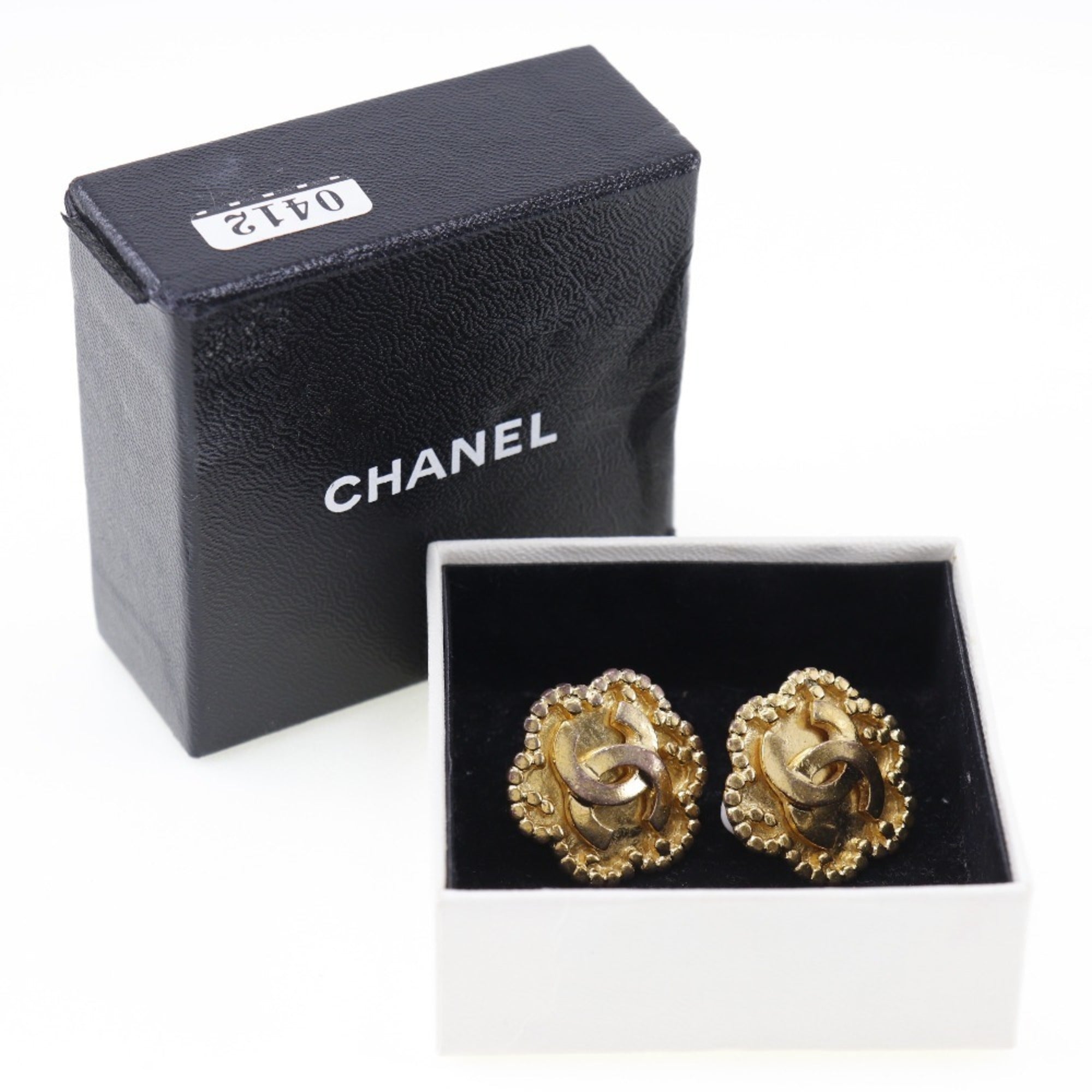 Earrings Gold-Tone Metal